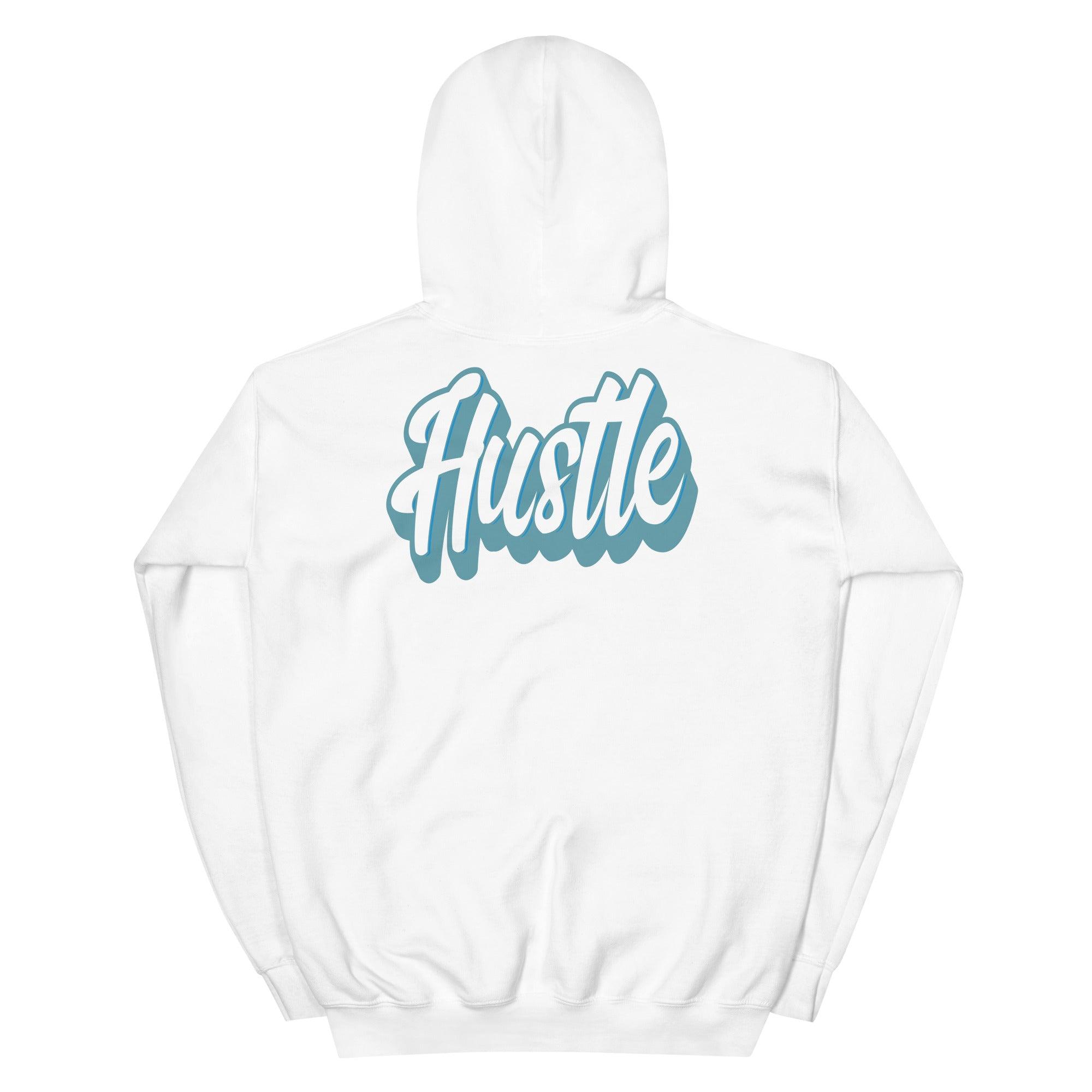 11s Low Legend Blue Hoodie Hustle