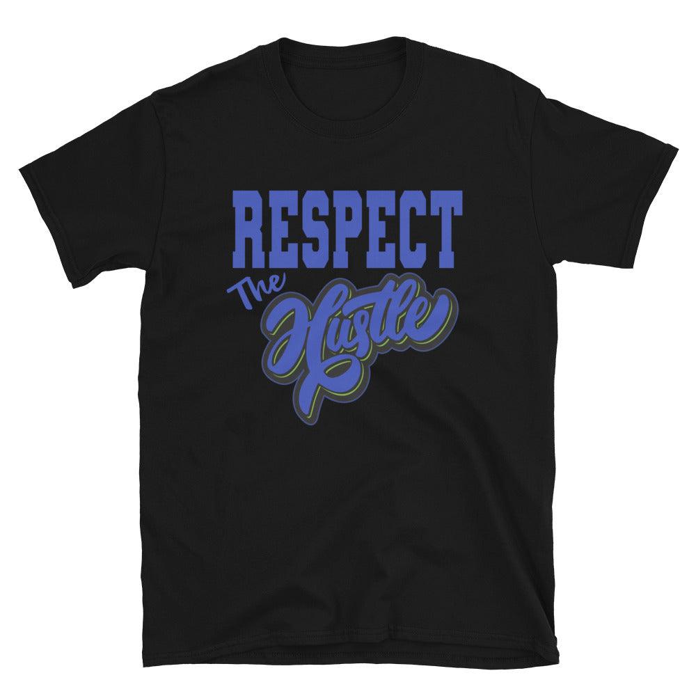 13s Hyper Royal Shirt Respect The Hustle