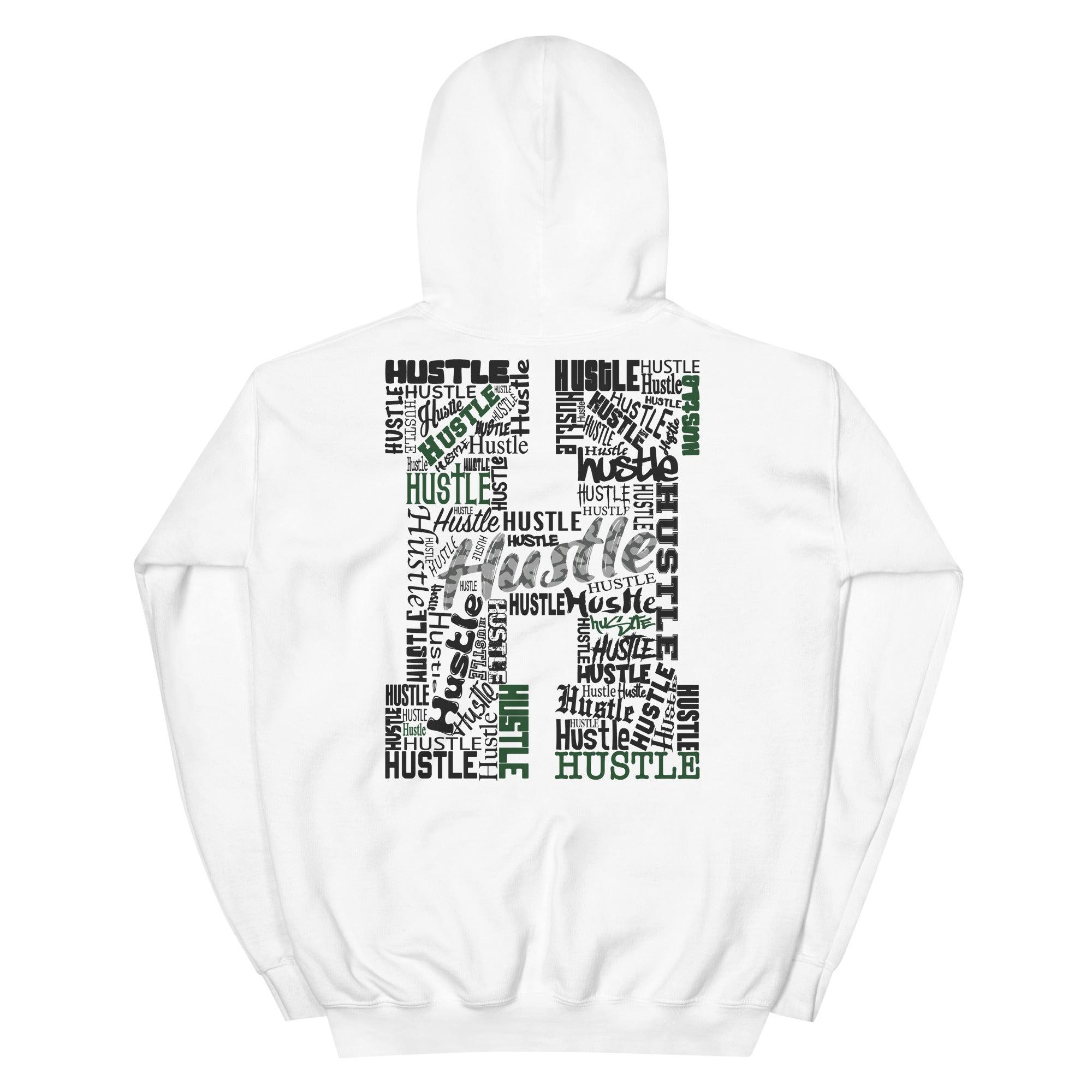 3s Pine Green Hoodie H For Hustle