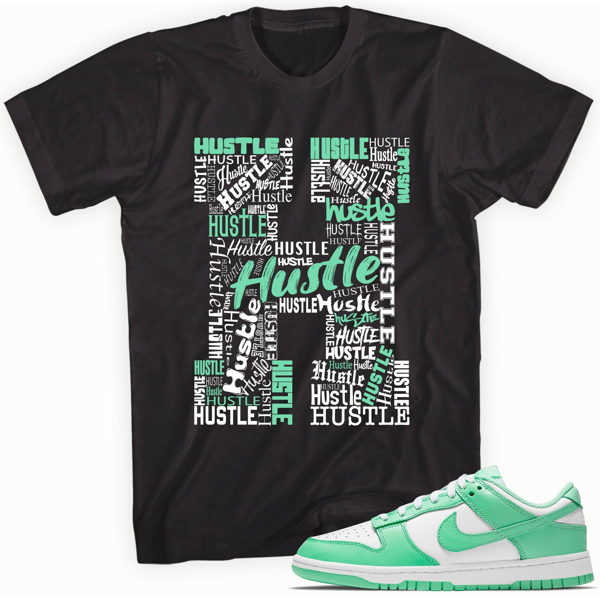 Dunks Low Green Glow Shirt H for Hustle