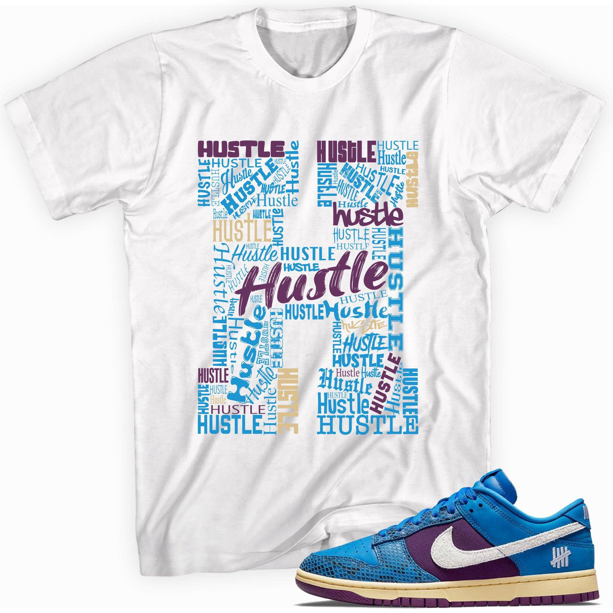 Dunks Low Undefeated 5 On It Dunk vs AF1 Shirt H for Hustle