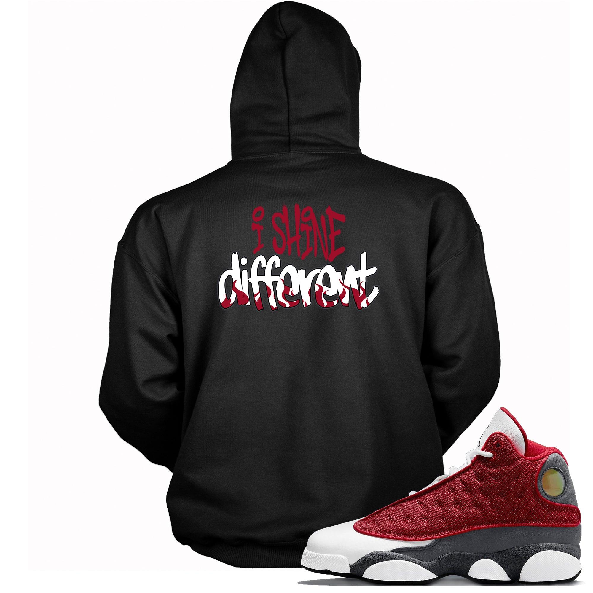 13s Red Flint Hoodie Shine Different