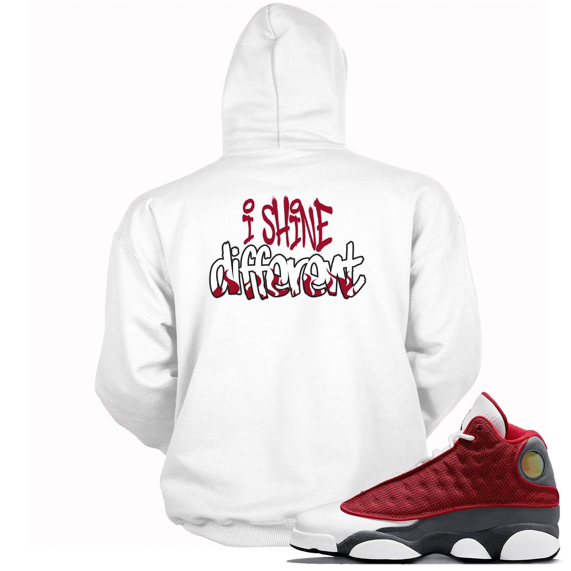 13s Red Flint Hoodie Shine Different