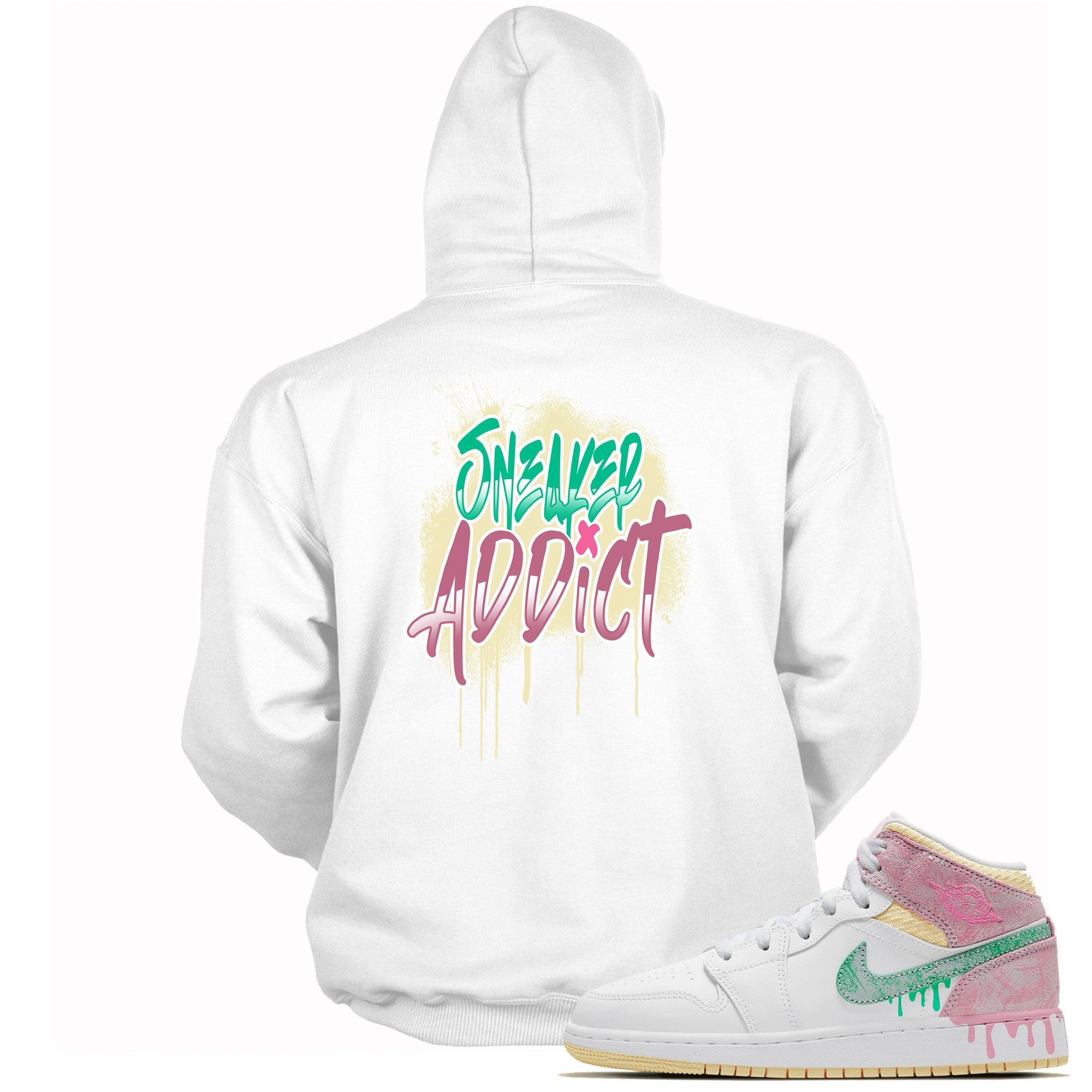 1 Mid Paint Drip (GS) Hoodie Sneaker Addict