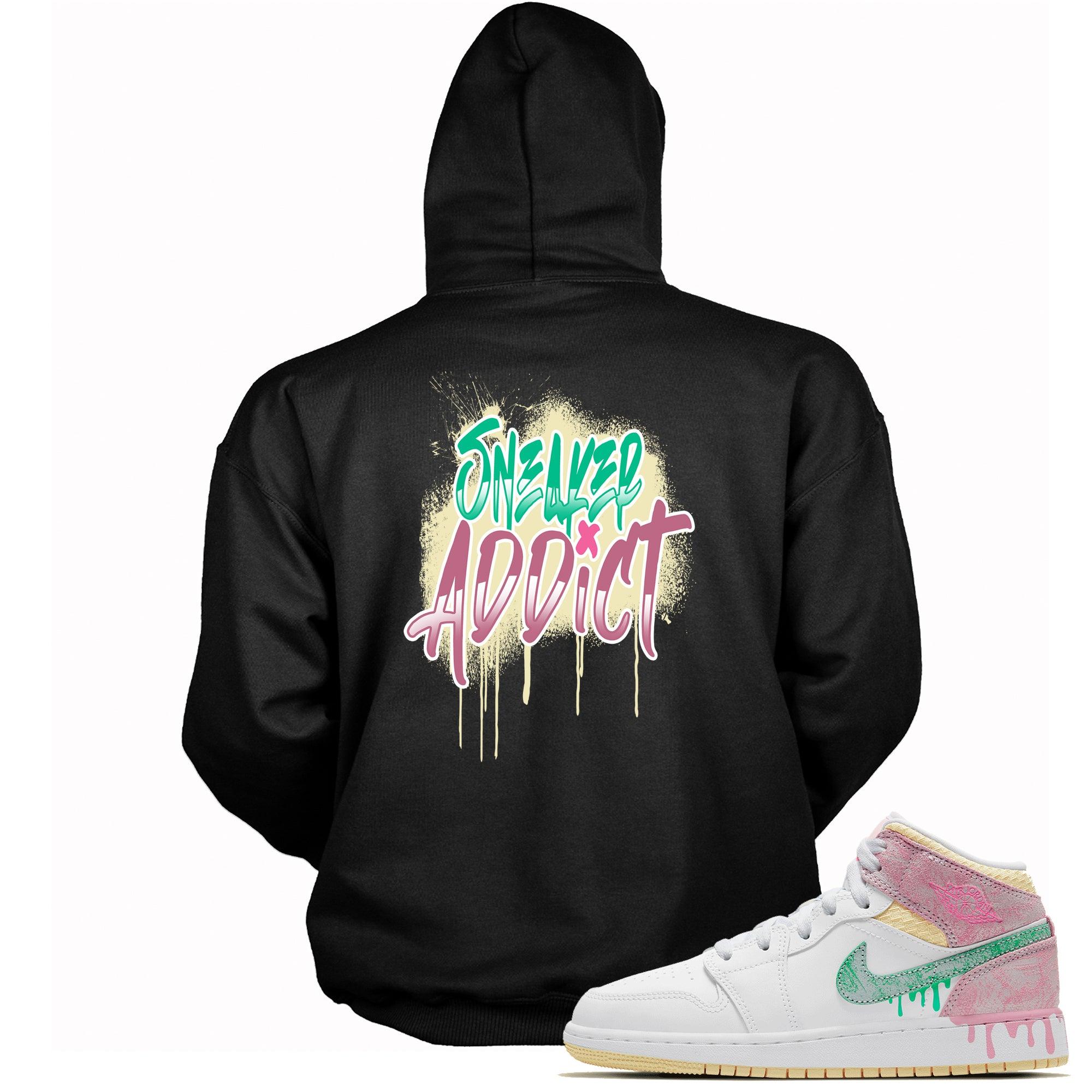 1 Mid Paint Drip (GS) Hoodie Sneaker Addict