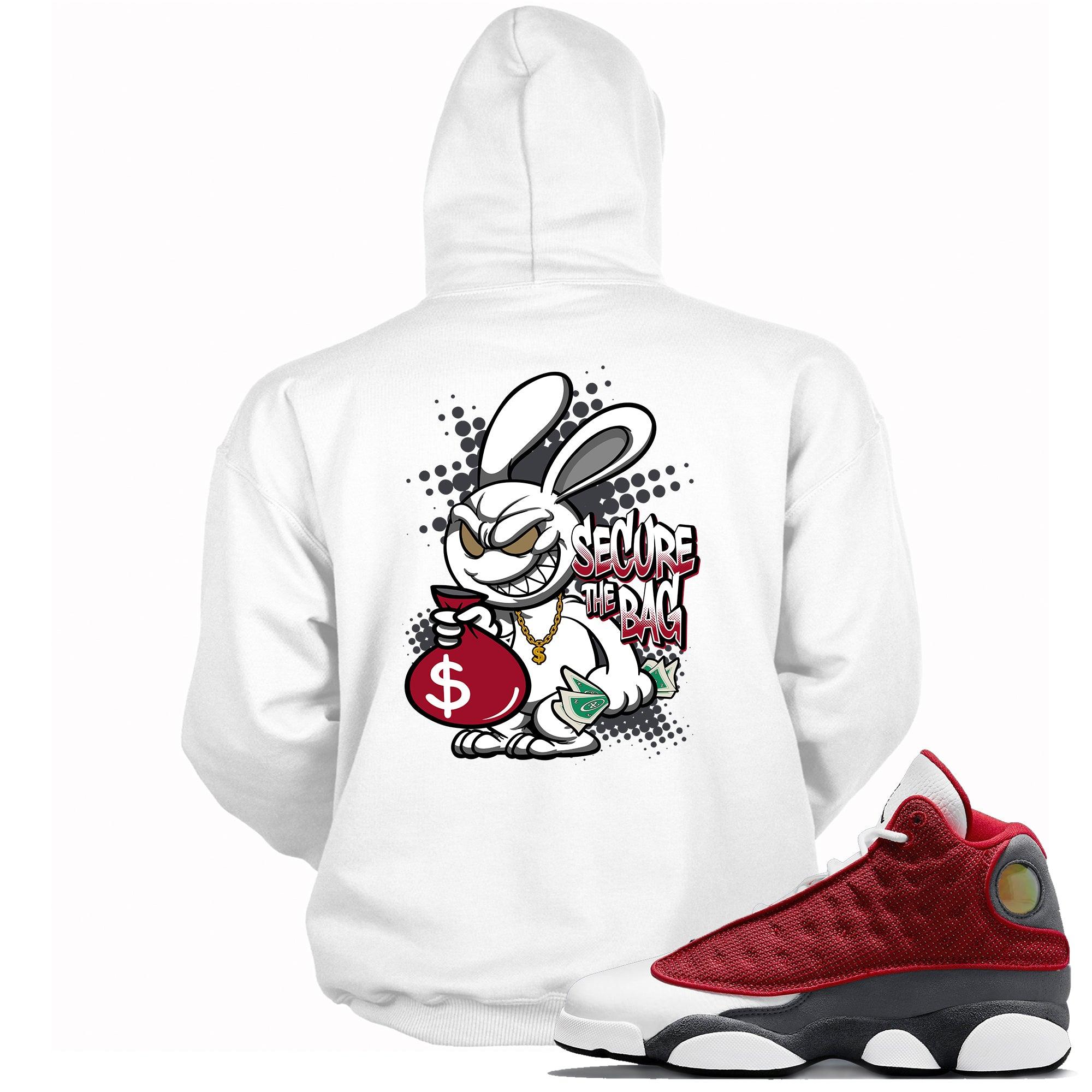 13s Red Flint Hoodie Secure The Bag