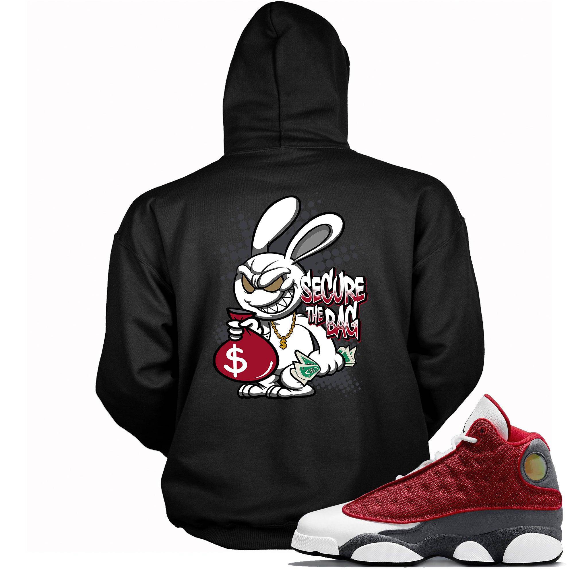 13s Red Flint Hoodie Secure The Bag