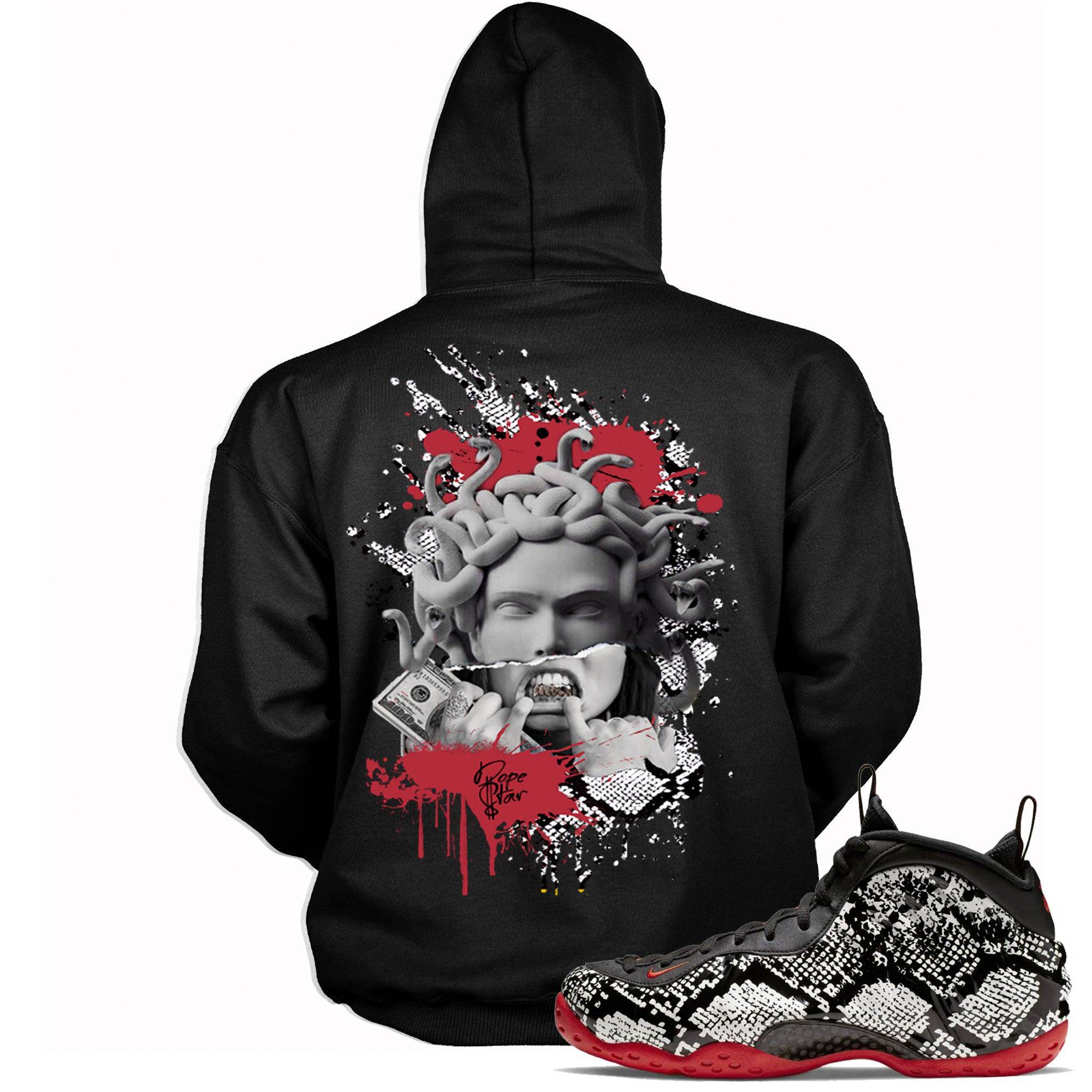 Air Foamposite One Albino Snakeskin Hoodie Medusa