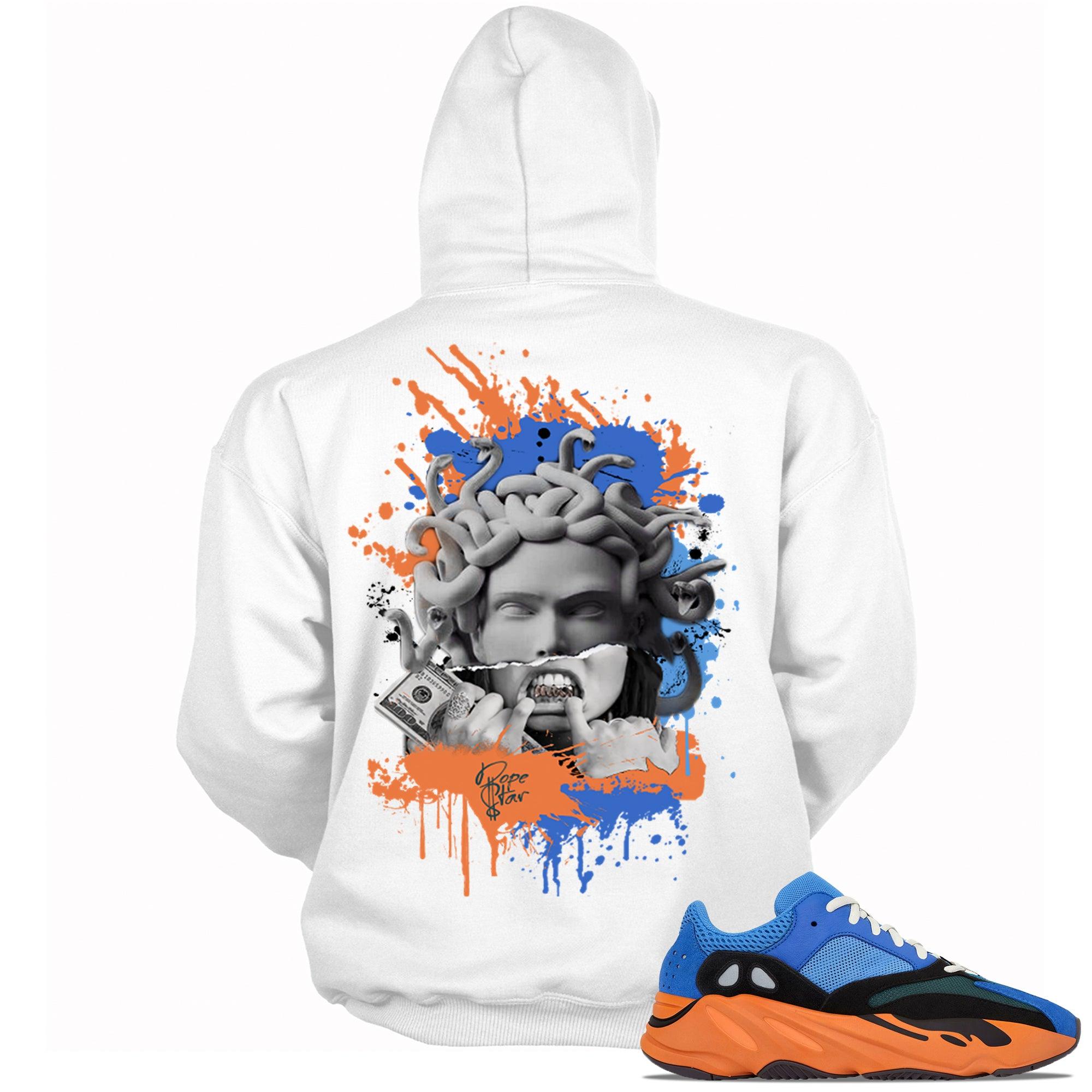 Yeezy Boost 700 Bright Blue Hoodie Medusa