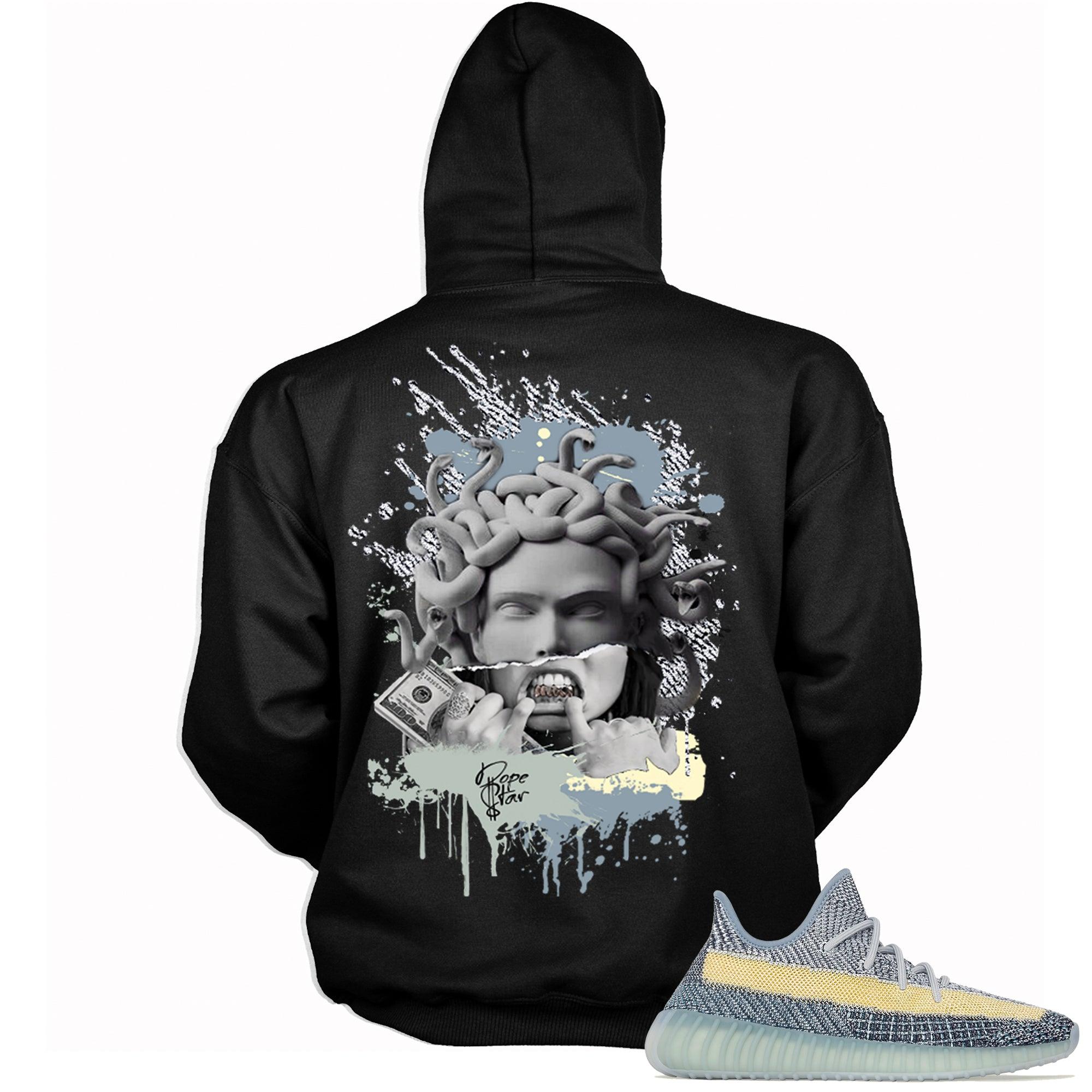 Yeezy 350 V2 Ash Blue 2021 Hoodie Medusa