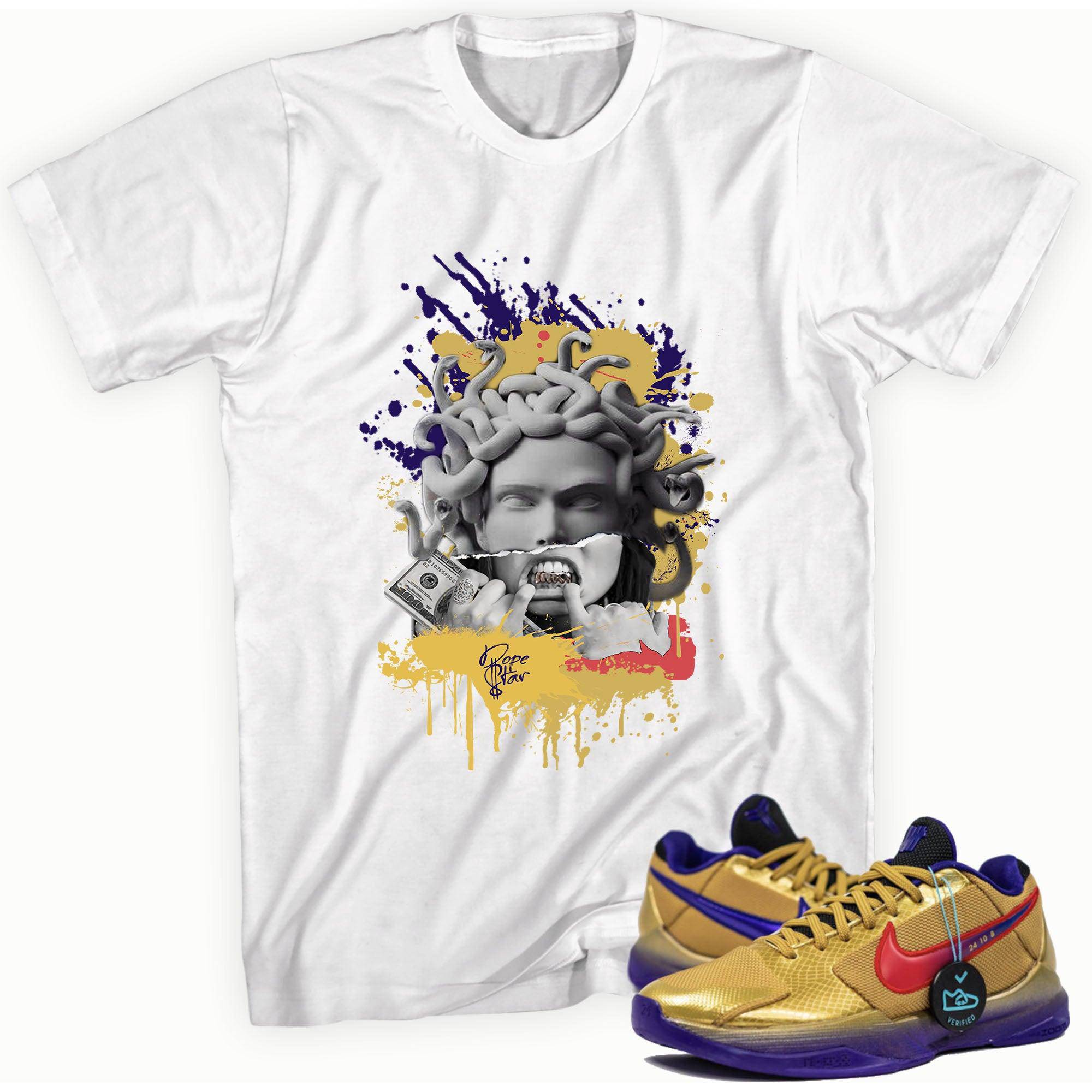 Kobe 5 Protro Undefeated Hall of Fame Shirt Medusa