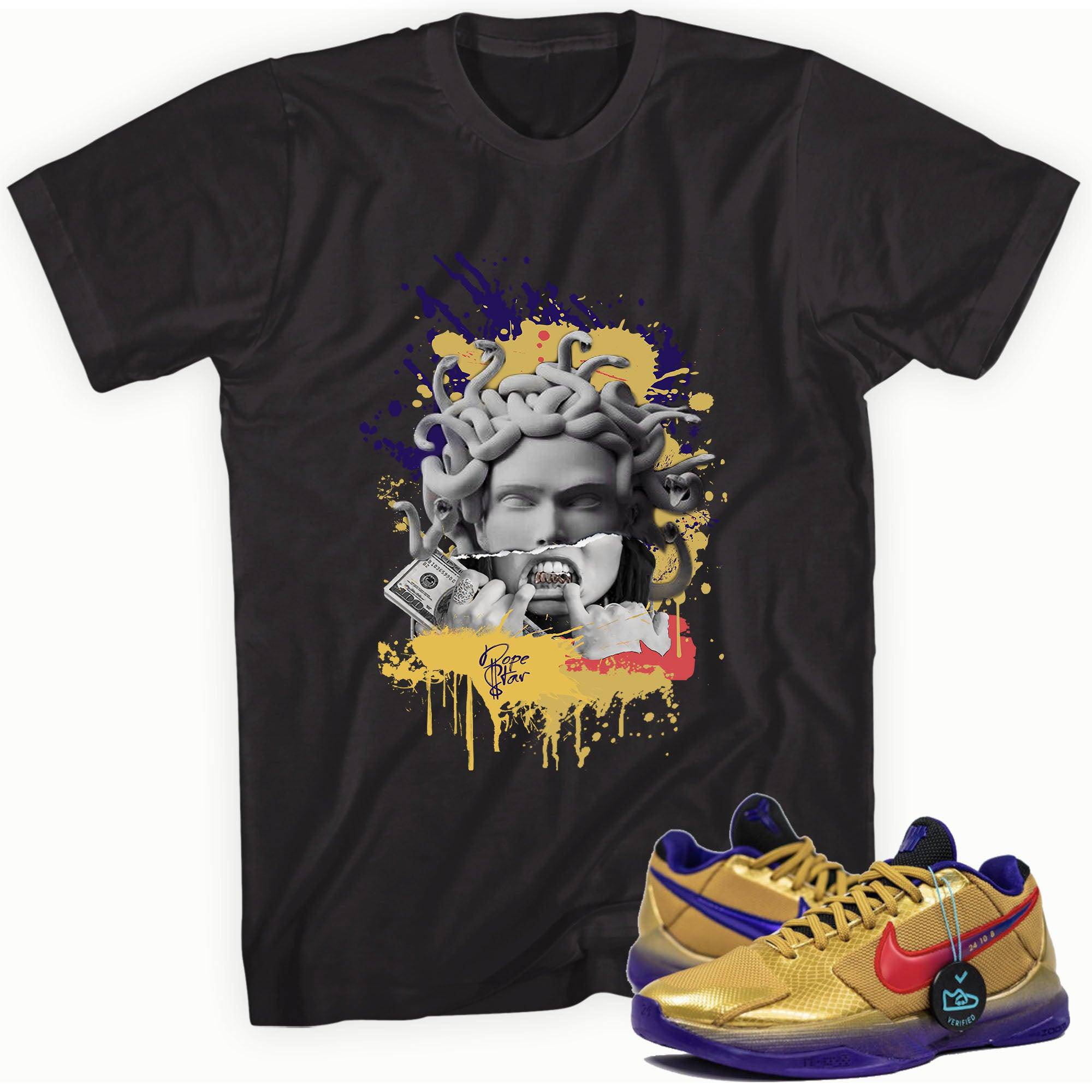 Kobe 5 Protro Undefeated Hall of Fame Shirt Medusa