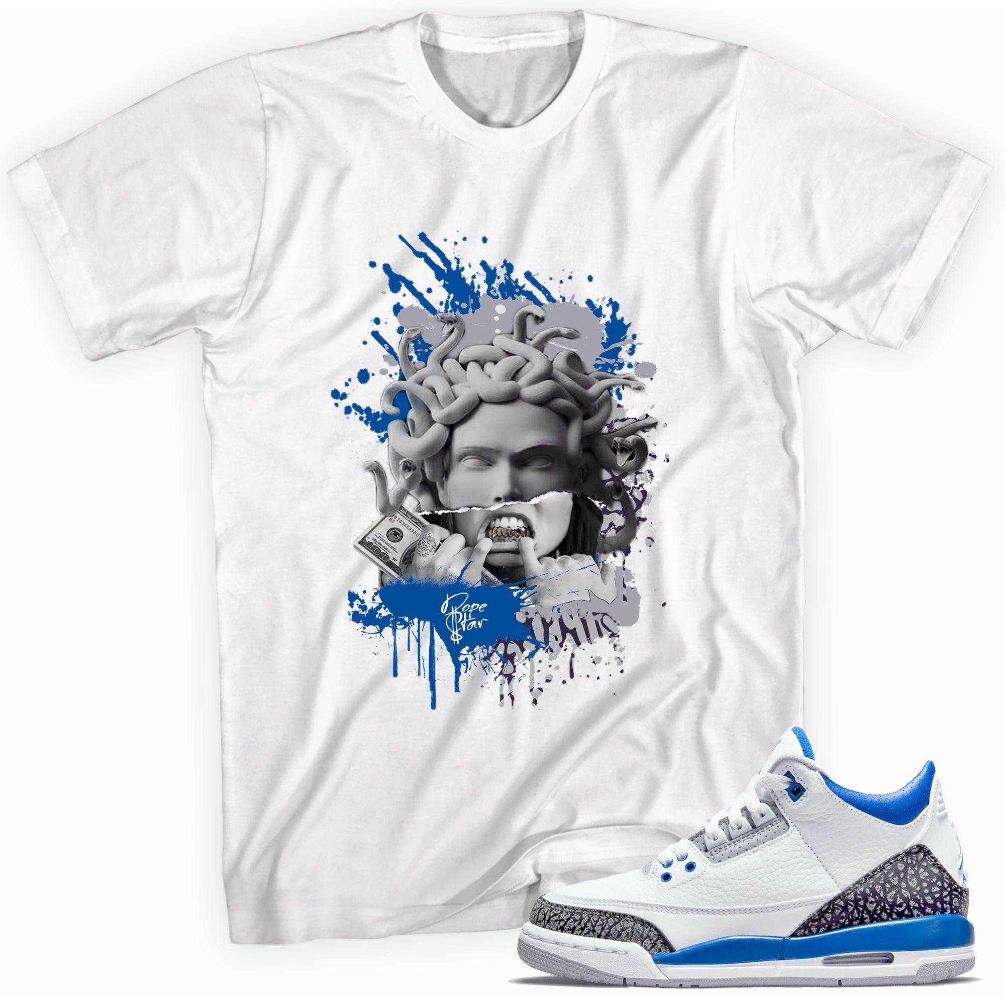 3 Racer Blue Shirt Medusa