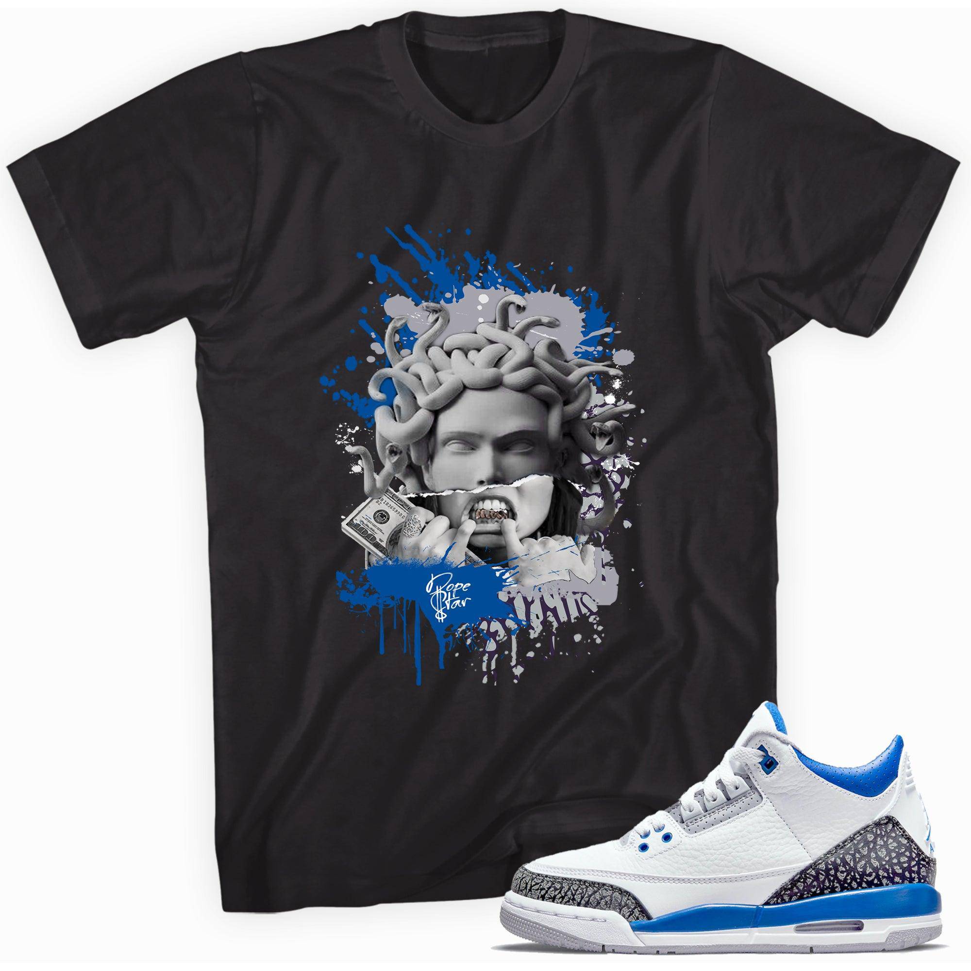 3 Racer Blue Shirt Medusa