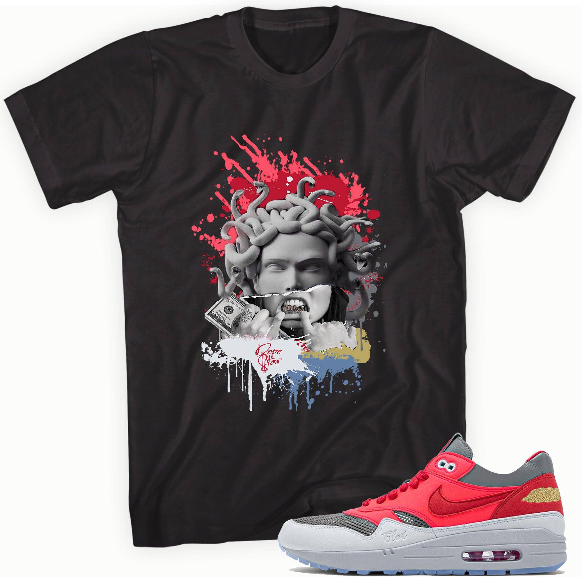 Air Max 1 Clot Solar Red Shirt Medusa