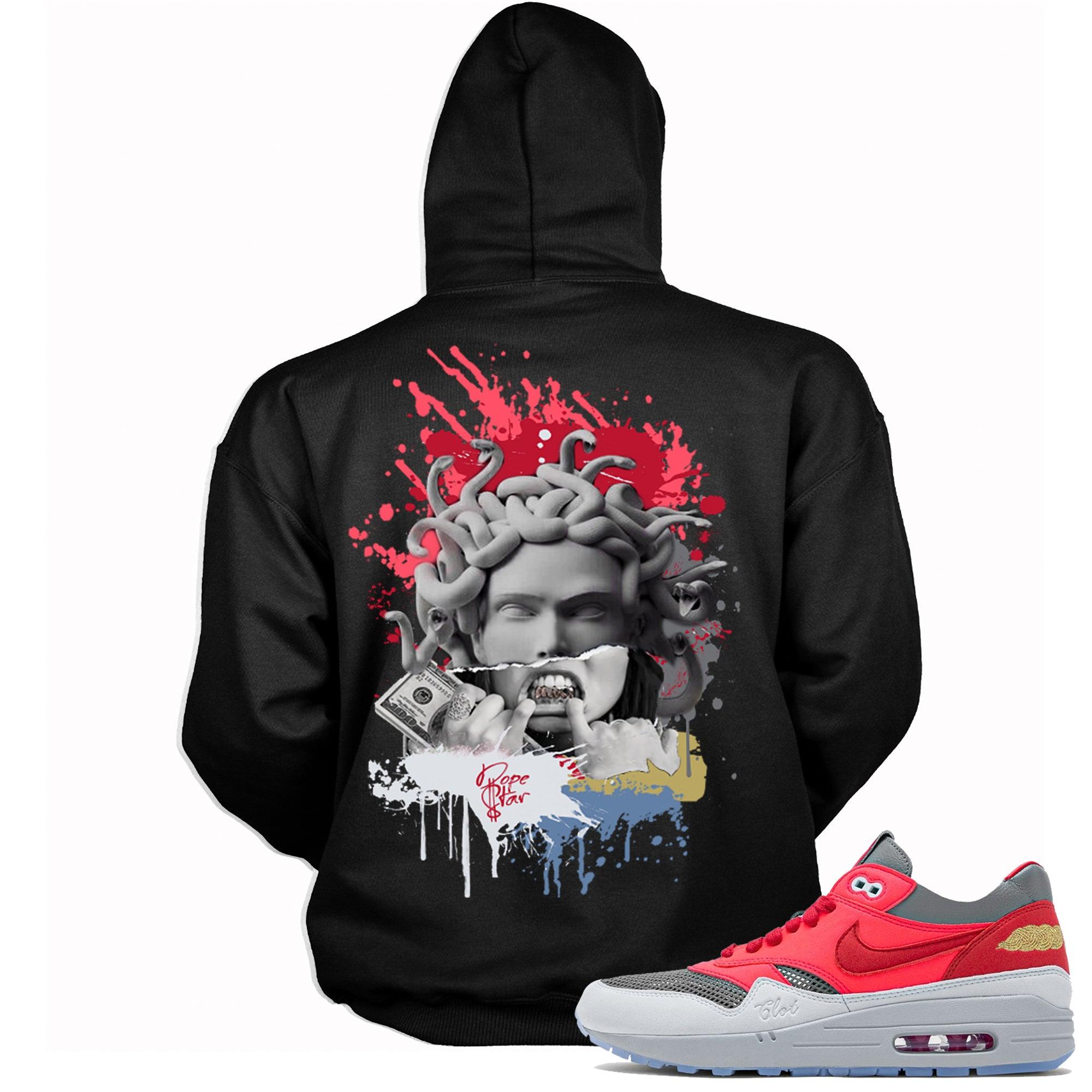 Air Max 1 Clot Solar Red Hoodie Medusa