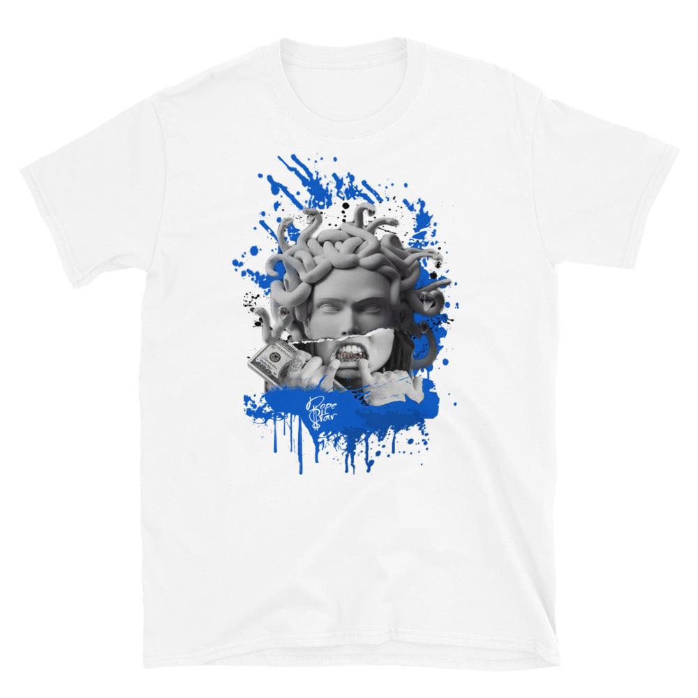 1 Mid White Black Royal Shirt Medusa