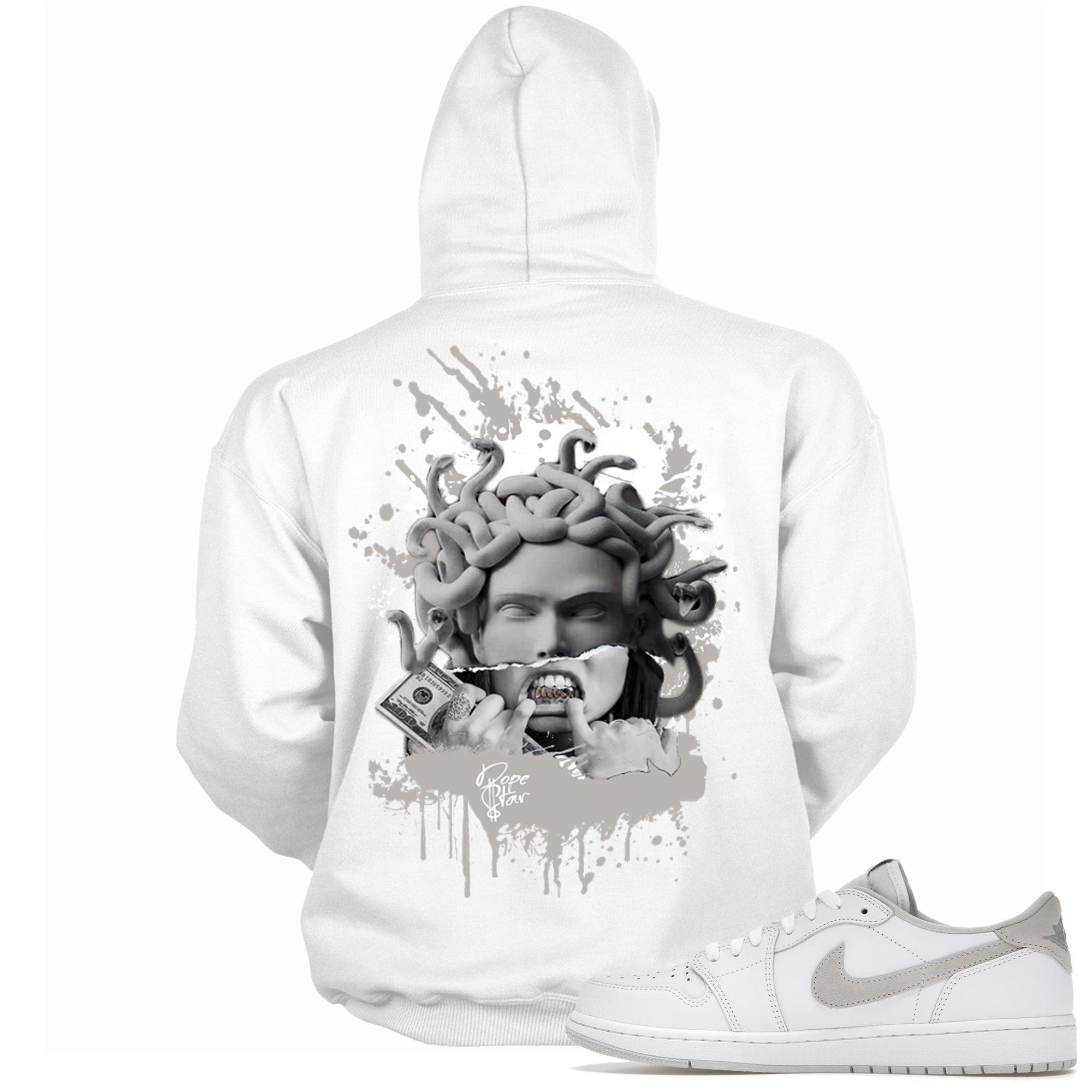 1 Low Neutral Grey (2021) Hoodie Medusa