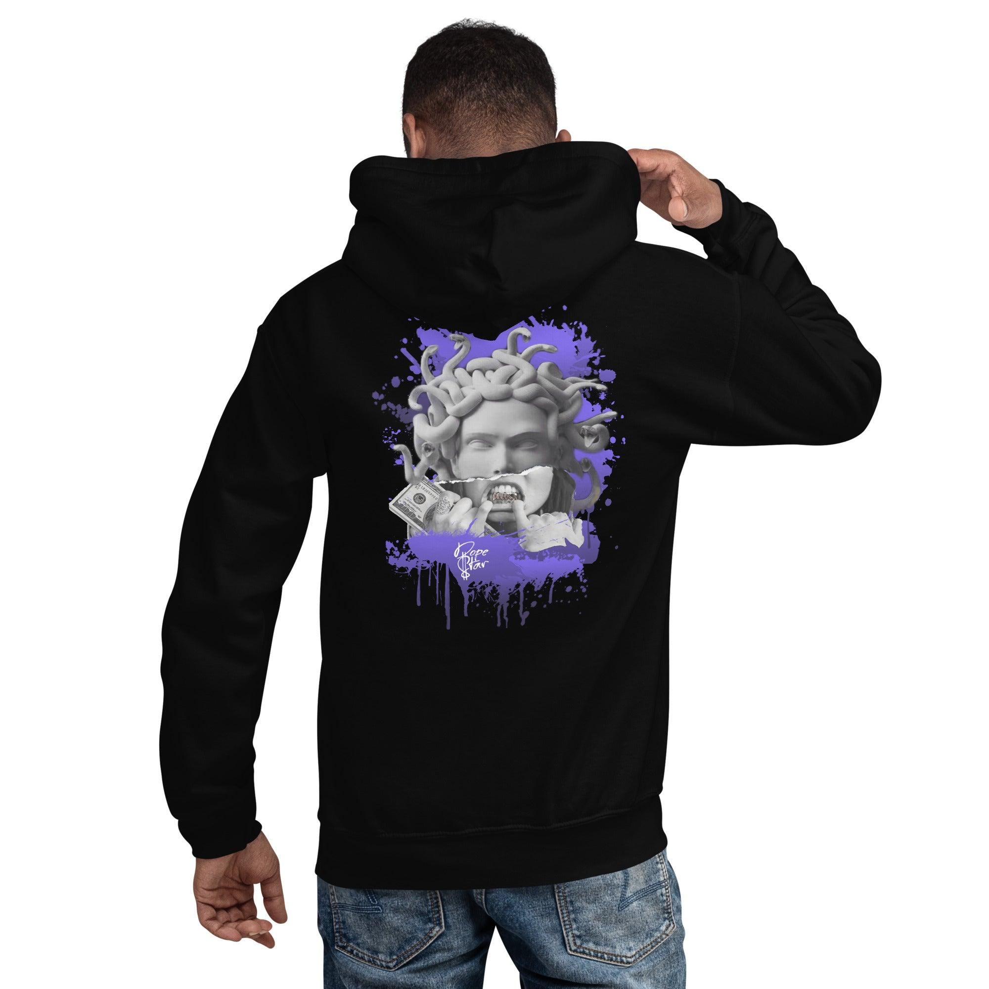 12 Black Dark Concord Hoodie Medusa