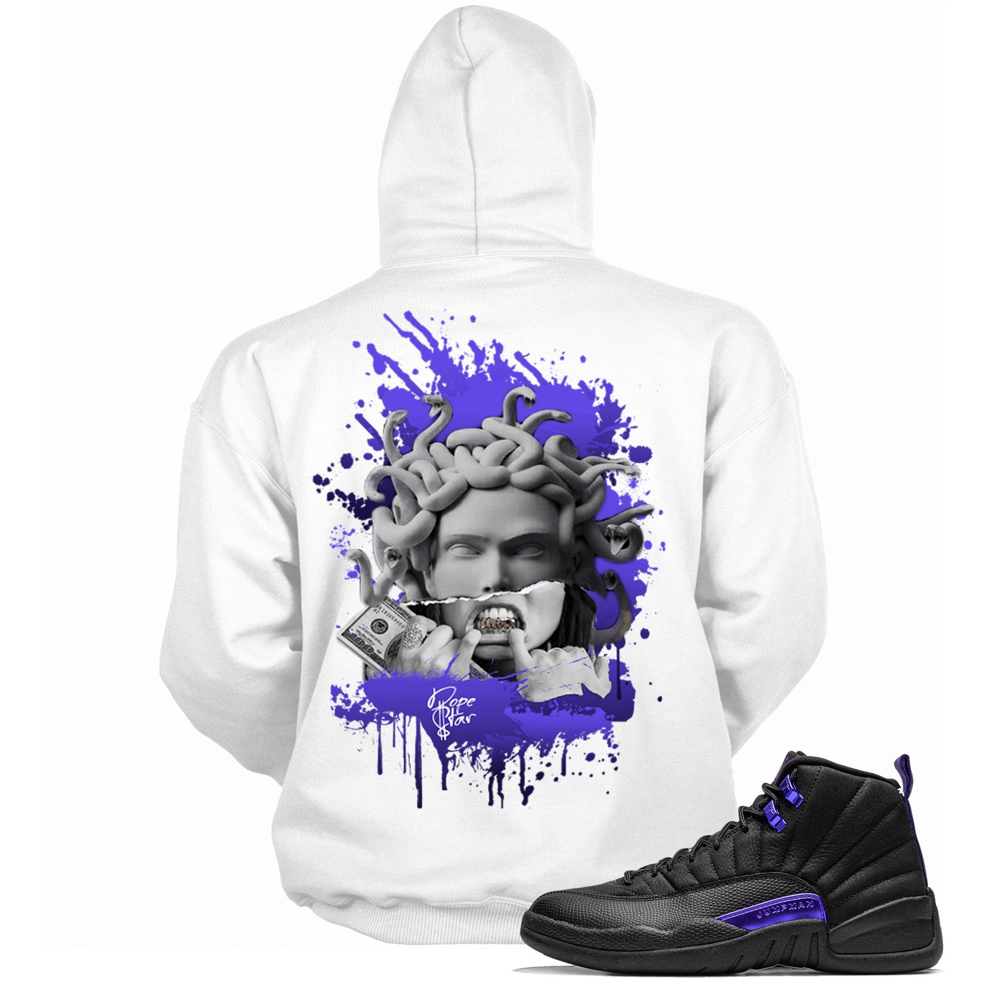 12 Black Dark Concord Hoodie Medusa