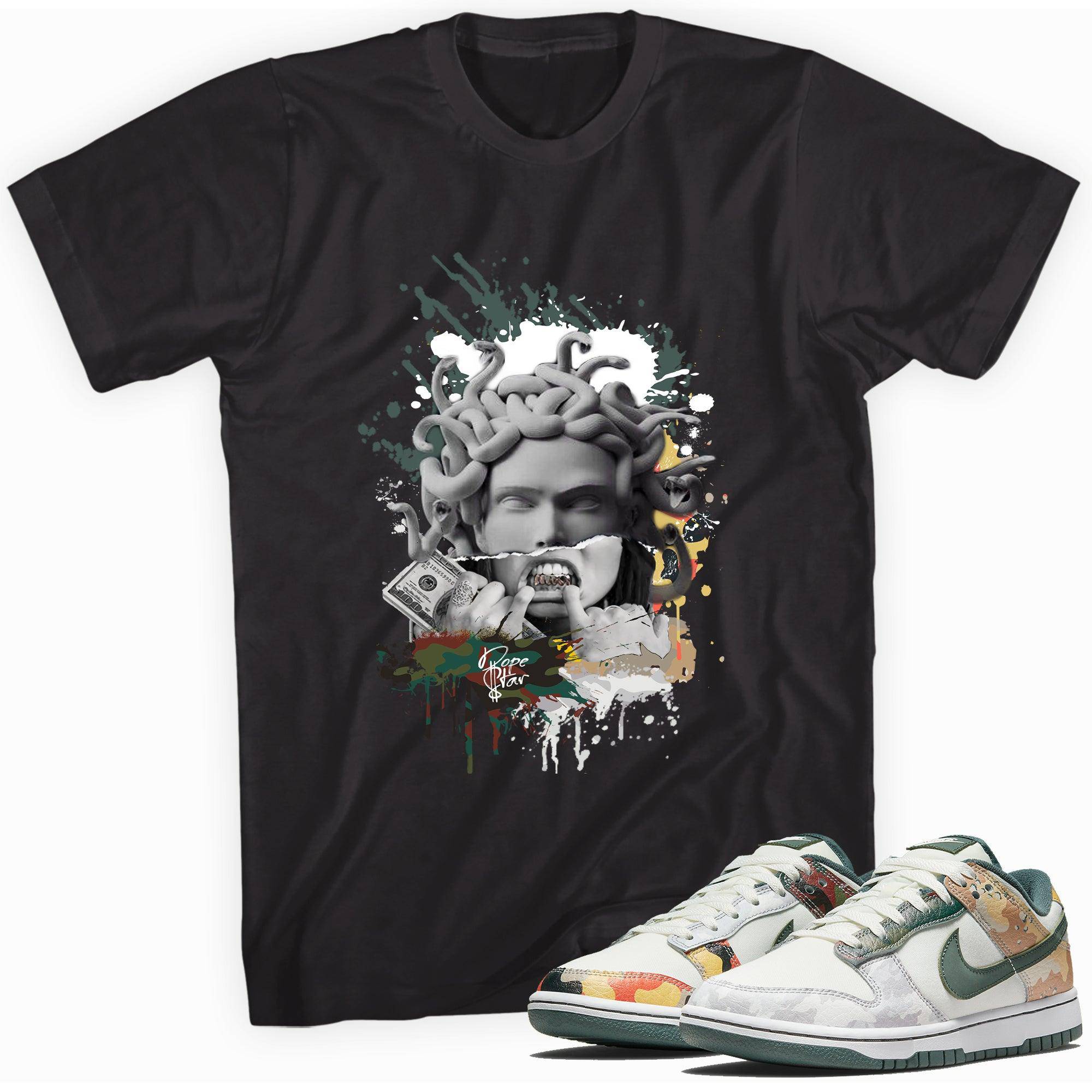 Dunk Low Sail Multi Camo Shirt Medusa