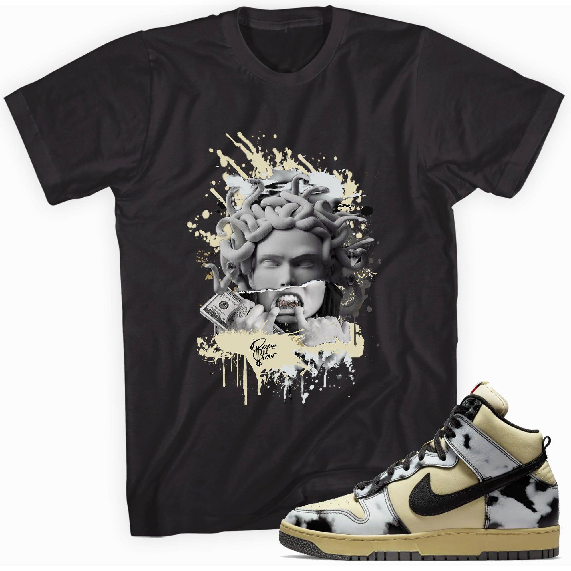 Dunk High 1985 Black Acid Wash Shirt Medusa