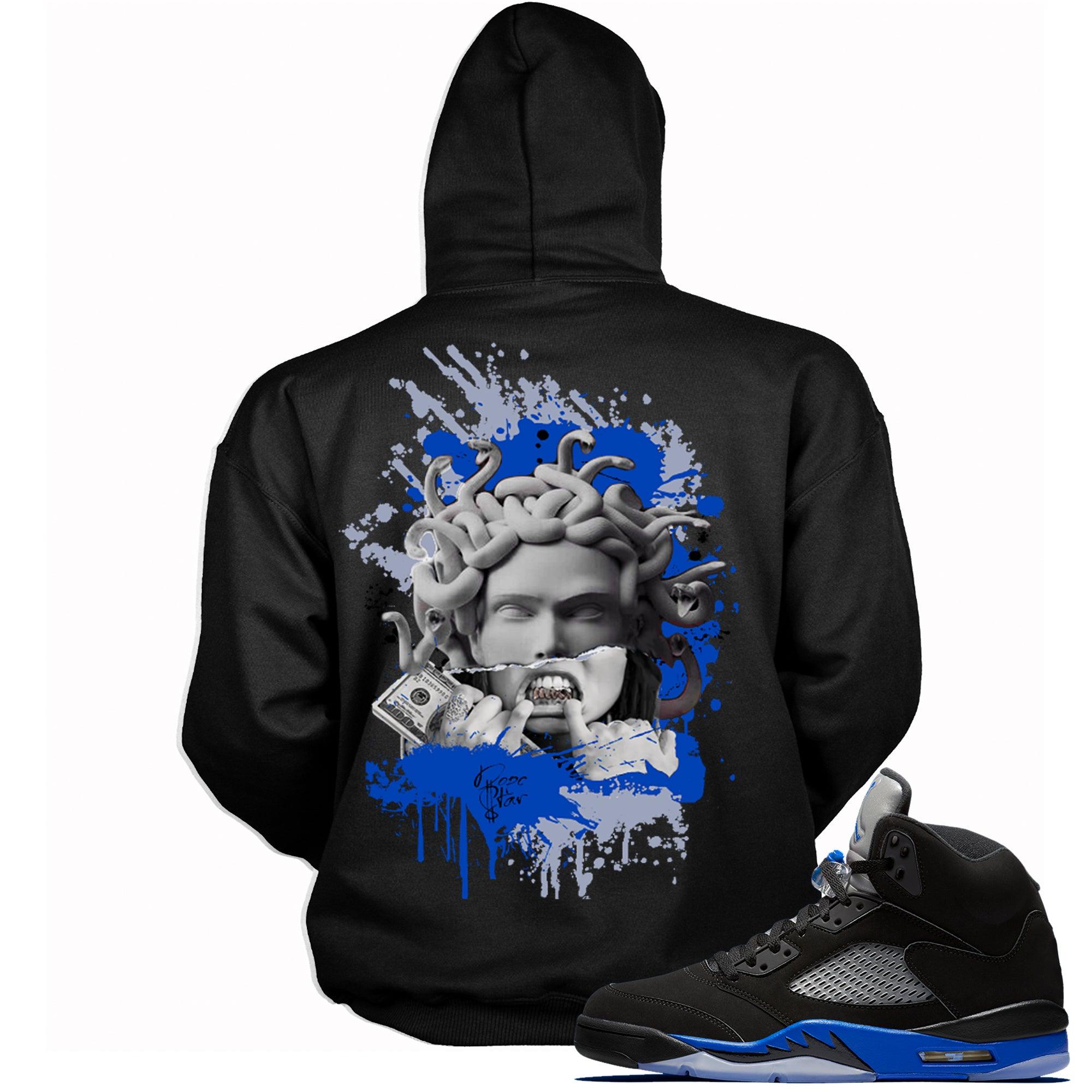 5 Racer Blue Hoodie Medusa