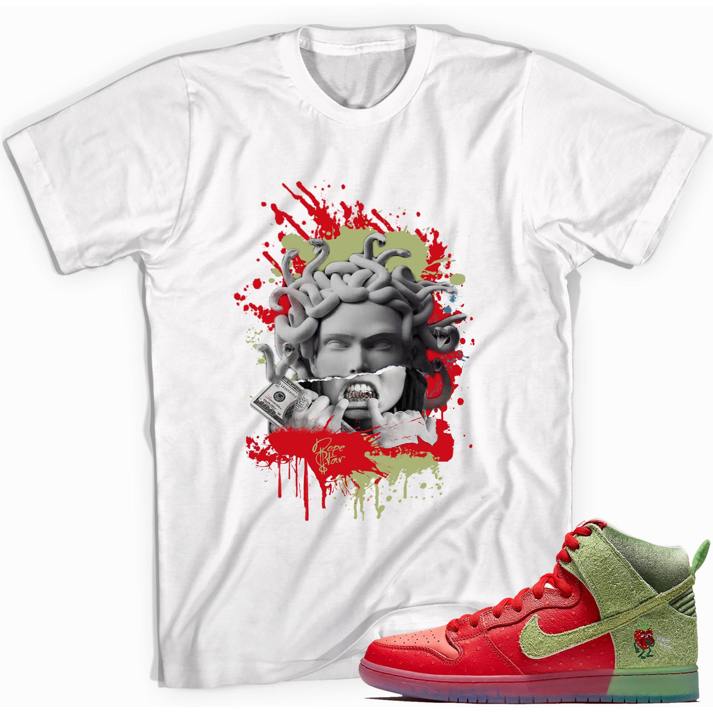 SB Dunk High Strawberry Cough Shirt Medusa