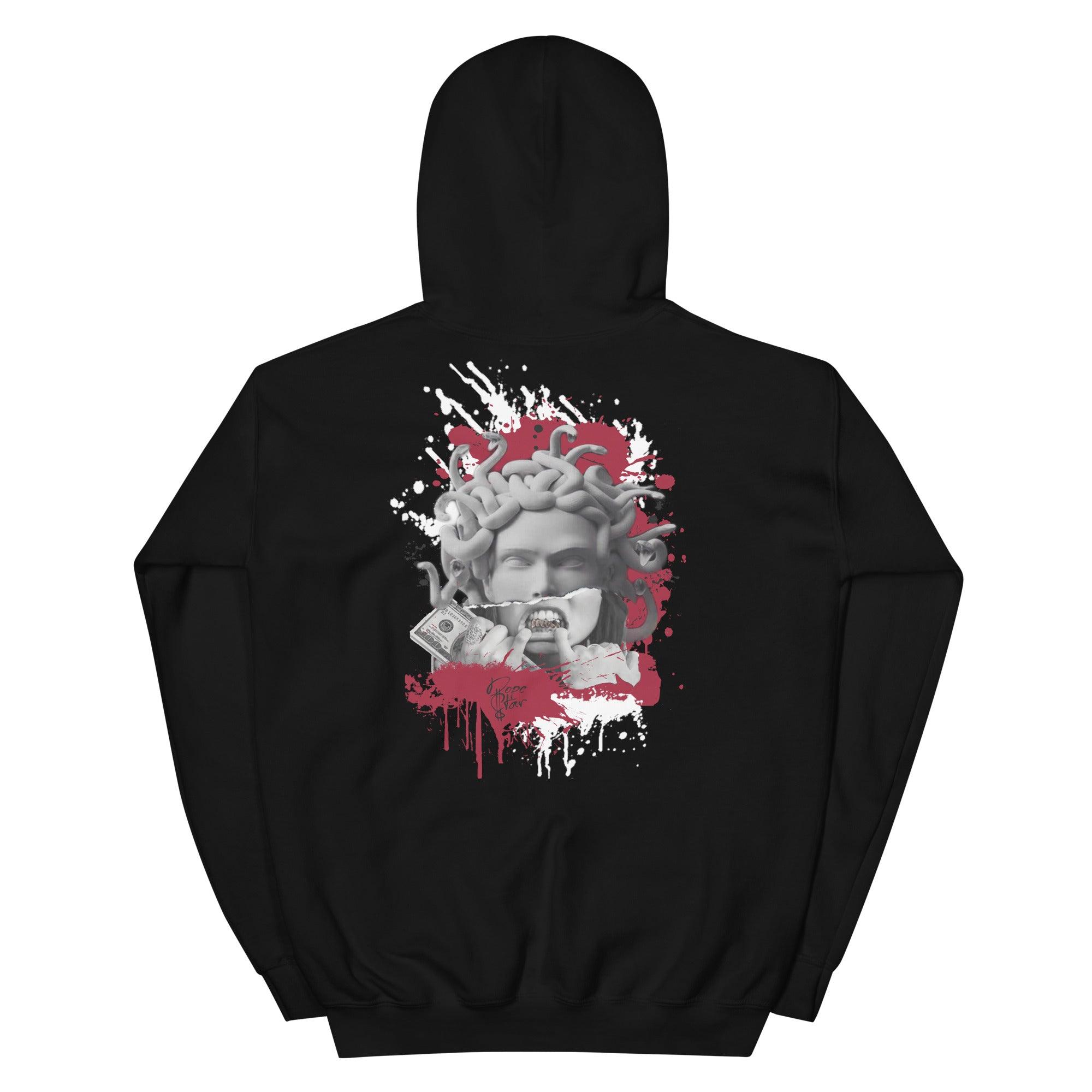 14 Low Red Lipstick Womens Hoodie Medusa