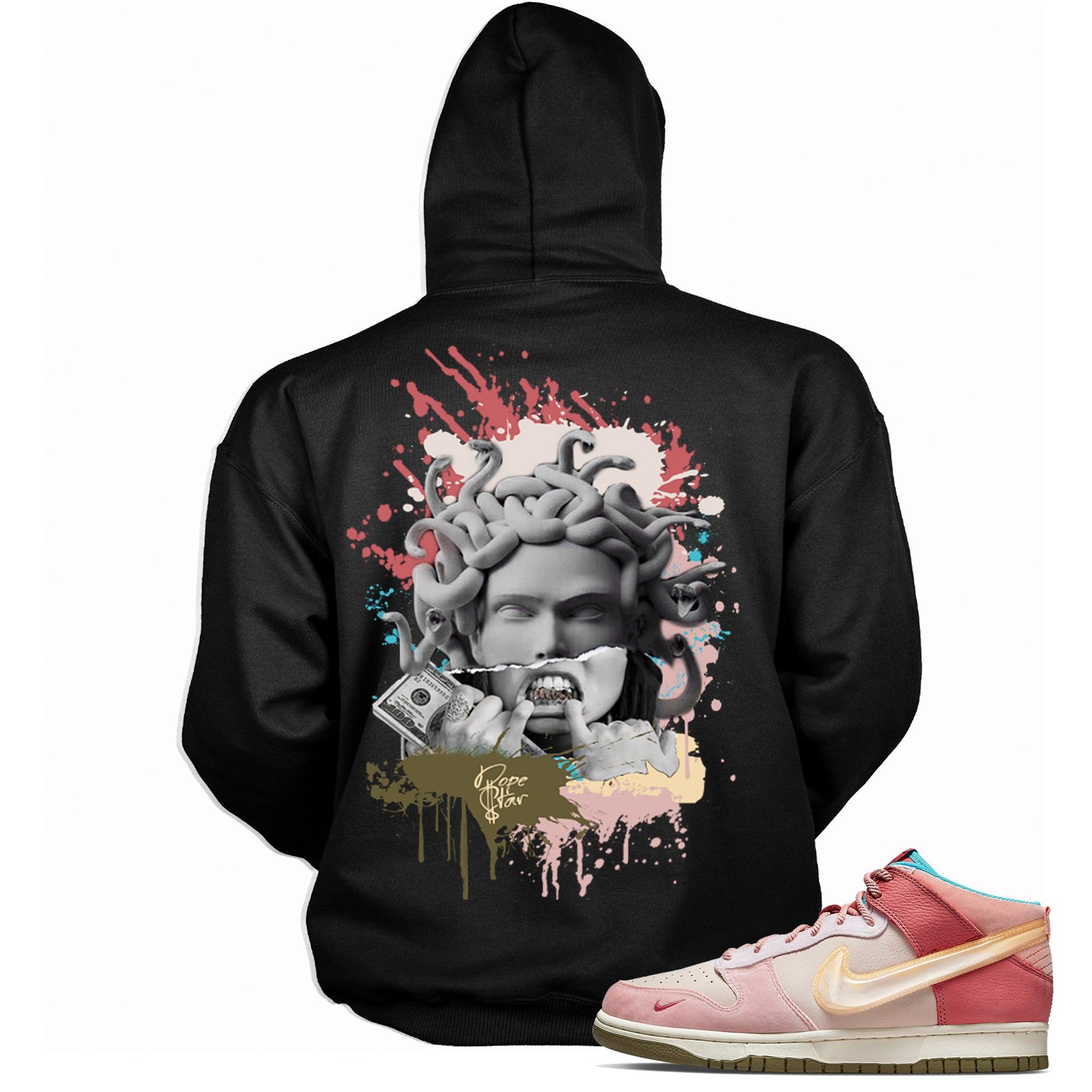 Dunk Mid Social Status Free Lunch Strawberry Milk Hoodie Medusa