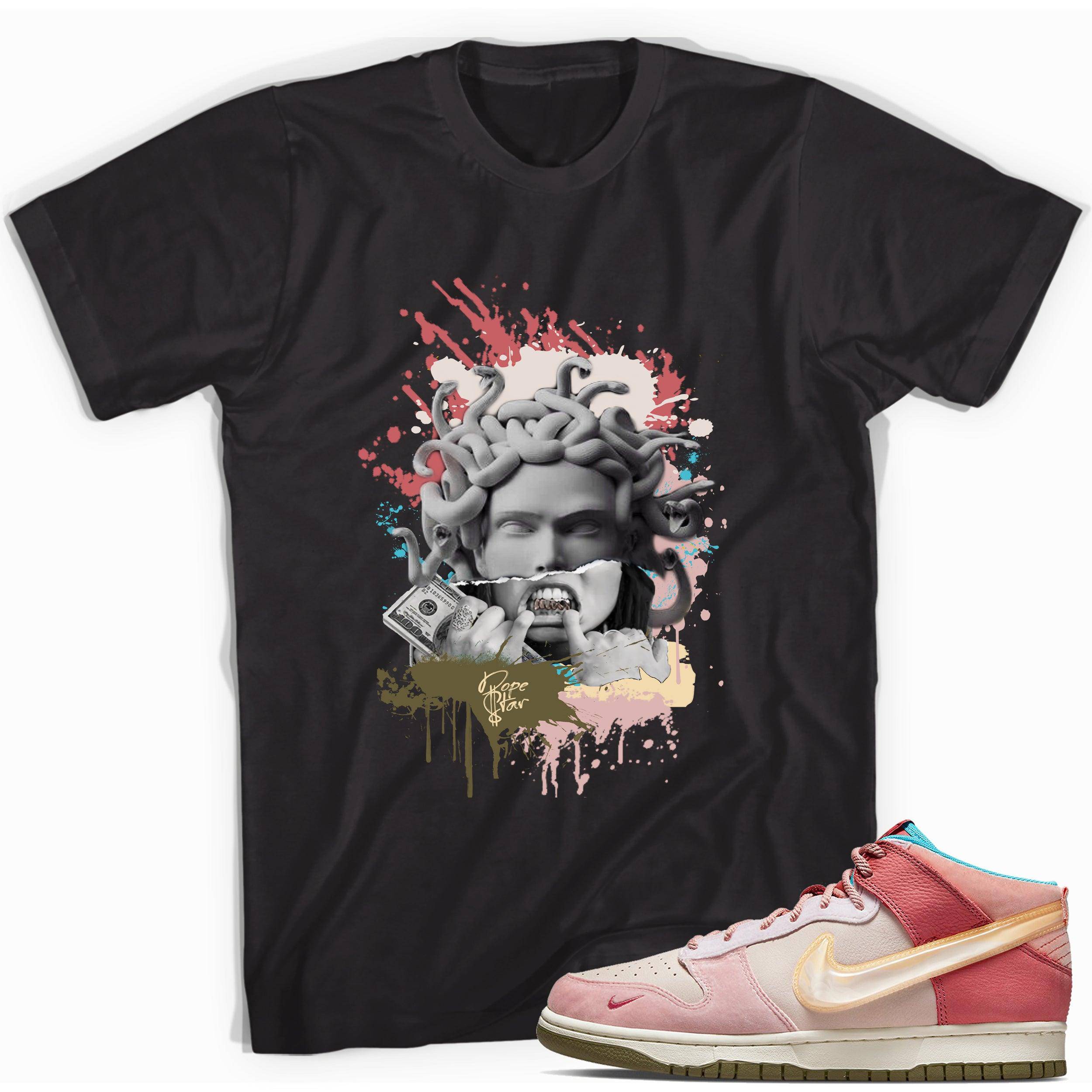 Dunk Mid Social Status Free Lunch Strawberry Milk Shirt Medusa