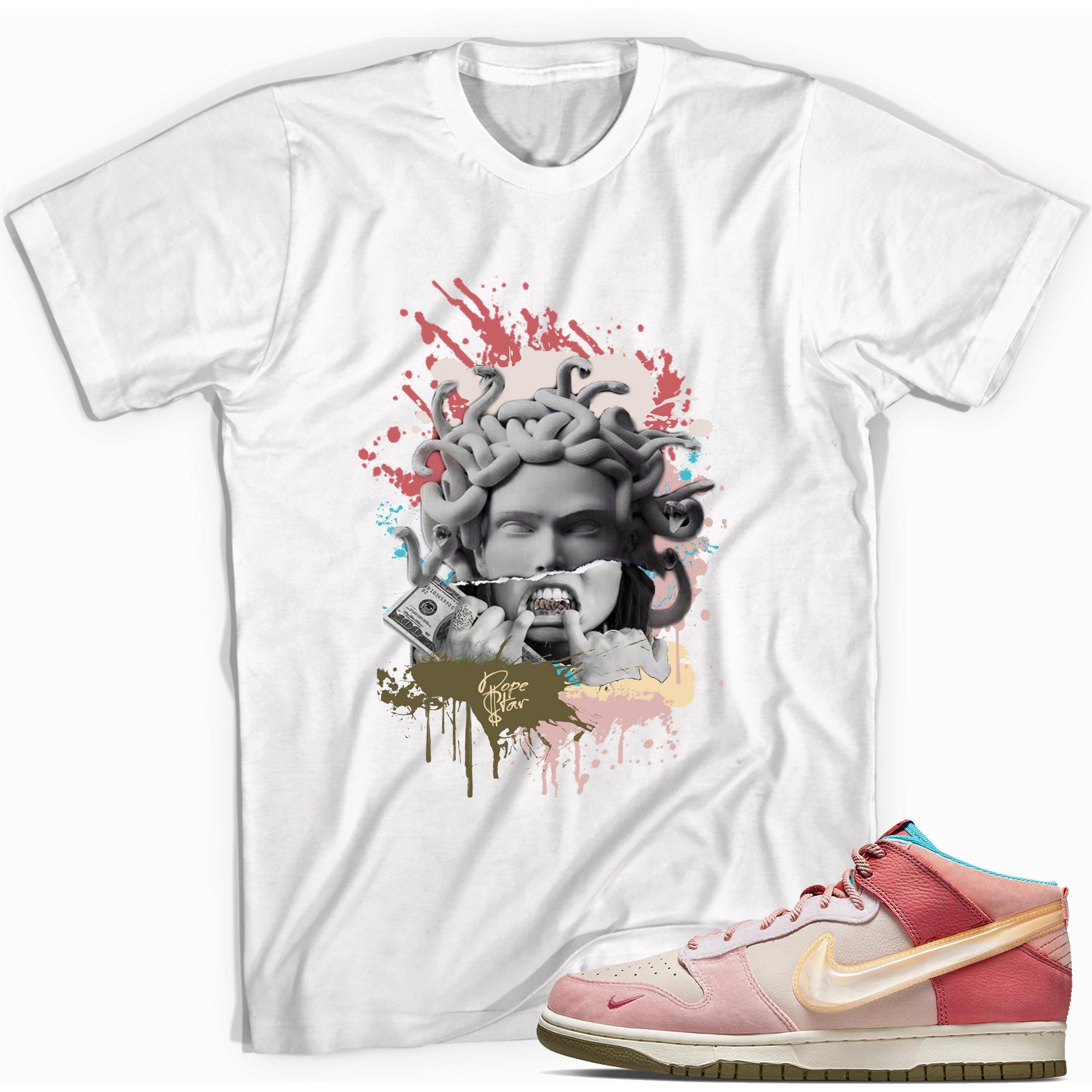 Dunk Mid Social Status Free Lunch Strawberry Milk Shirt Medusa