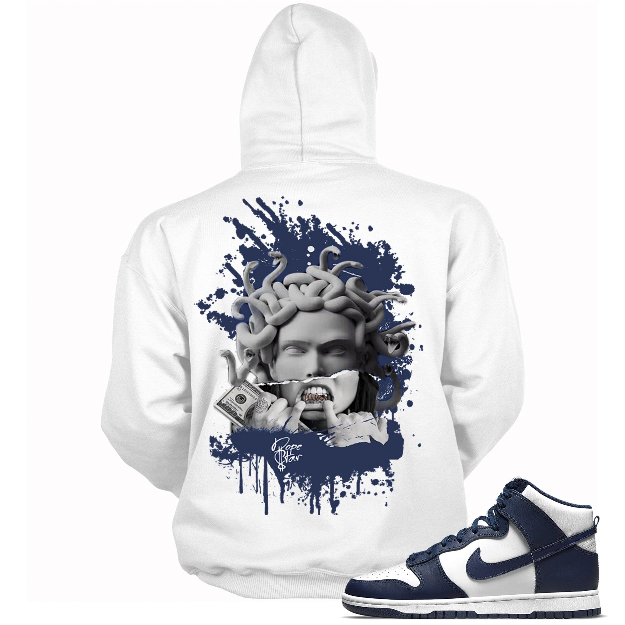 Dunk High Championship Navy Hoodie Medusa