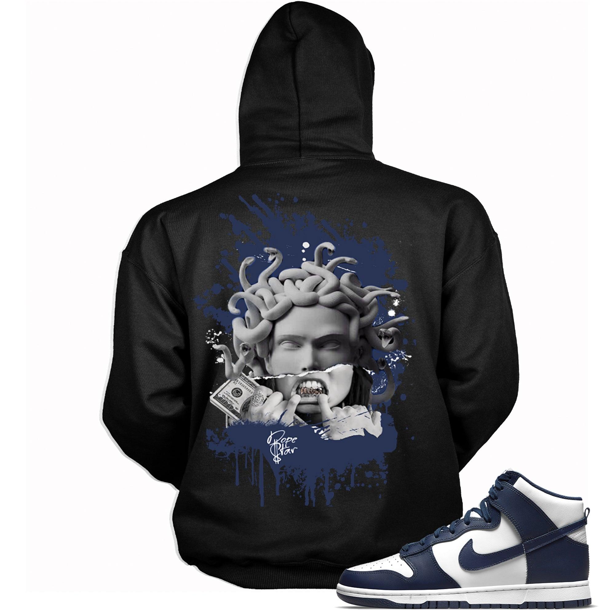 Dunk High Championship Navy Hoodie Medusa