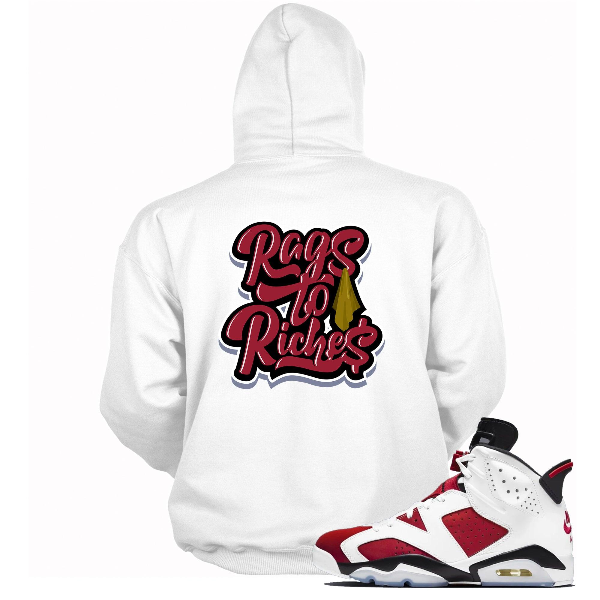 6s Carmine Hoodie Rags To Riches