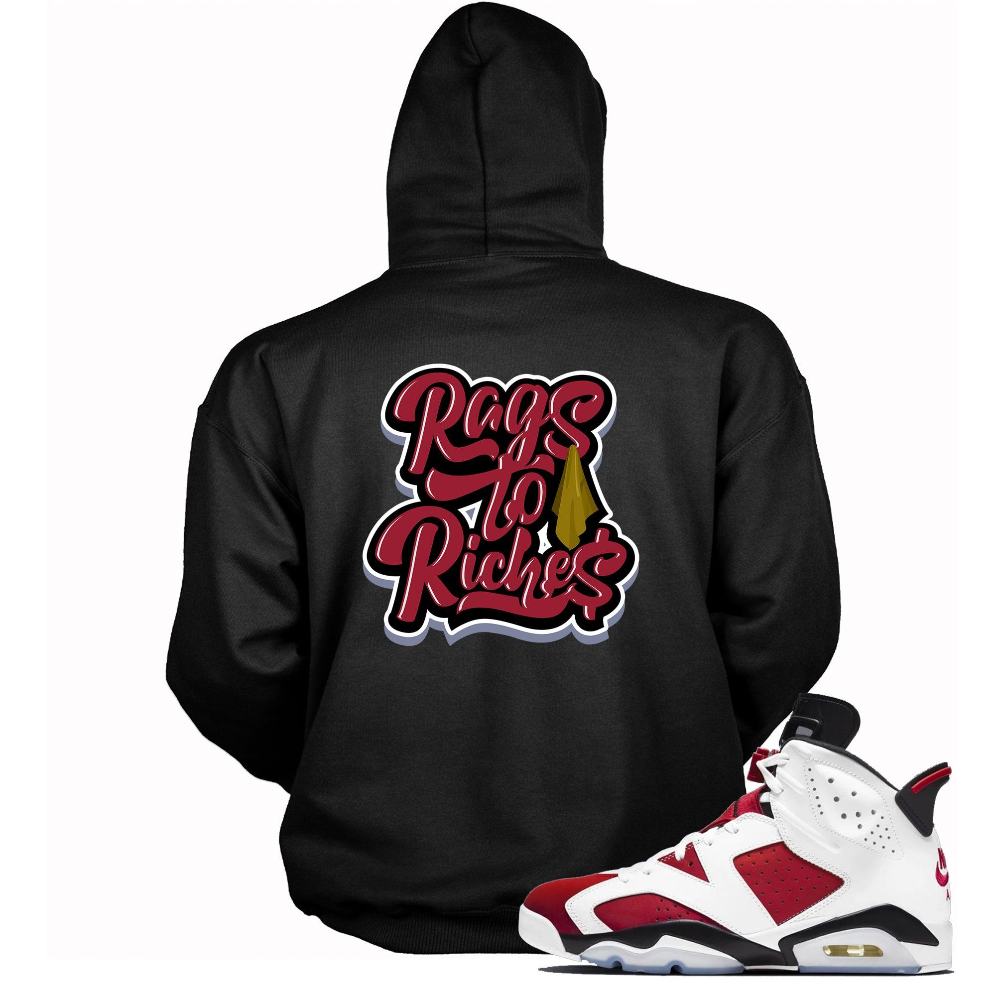 6s Carmine Hoodie Rags To Riches