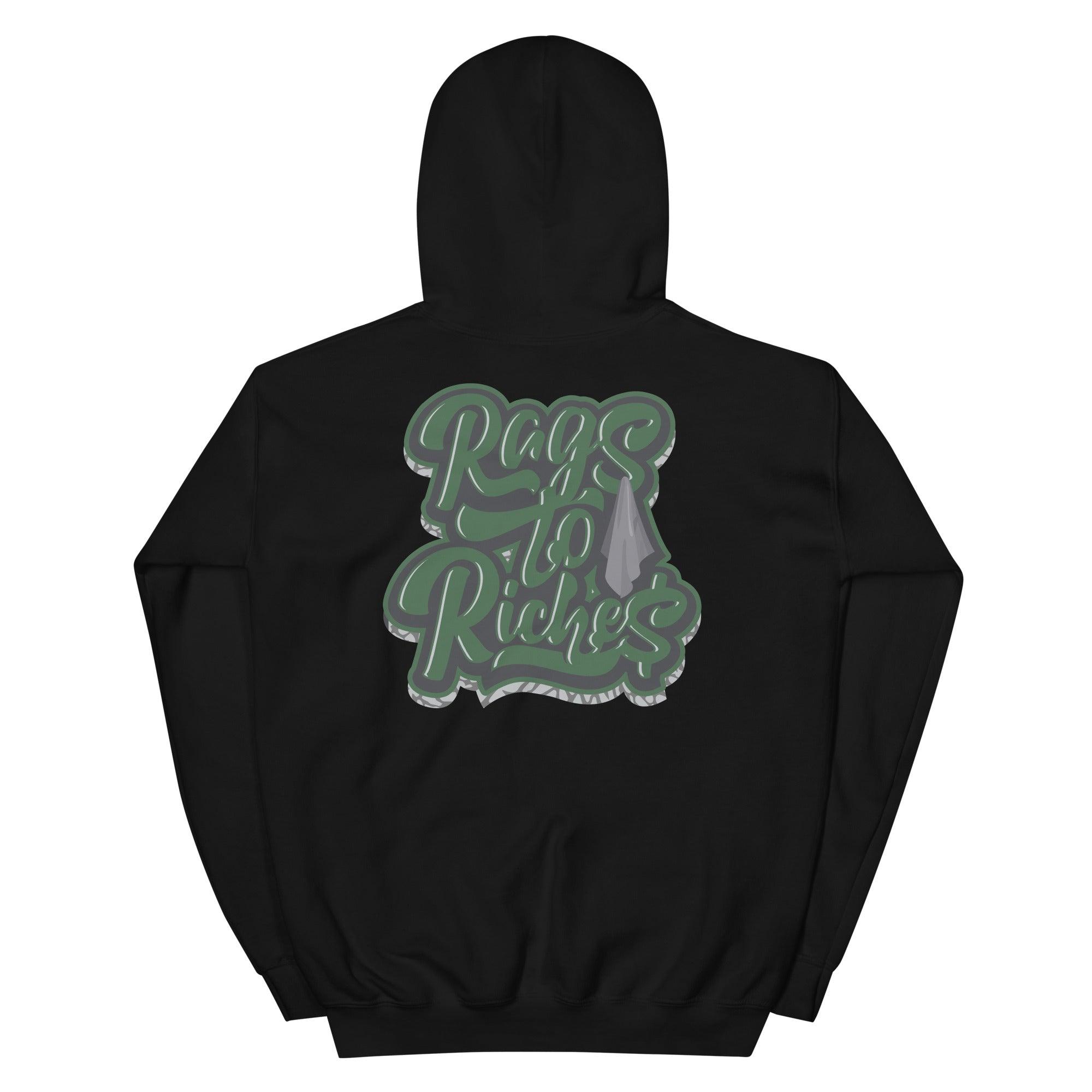 3s Pine Green Hoodie Rags To Riches