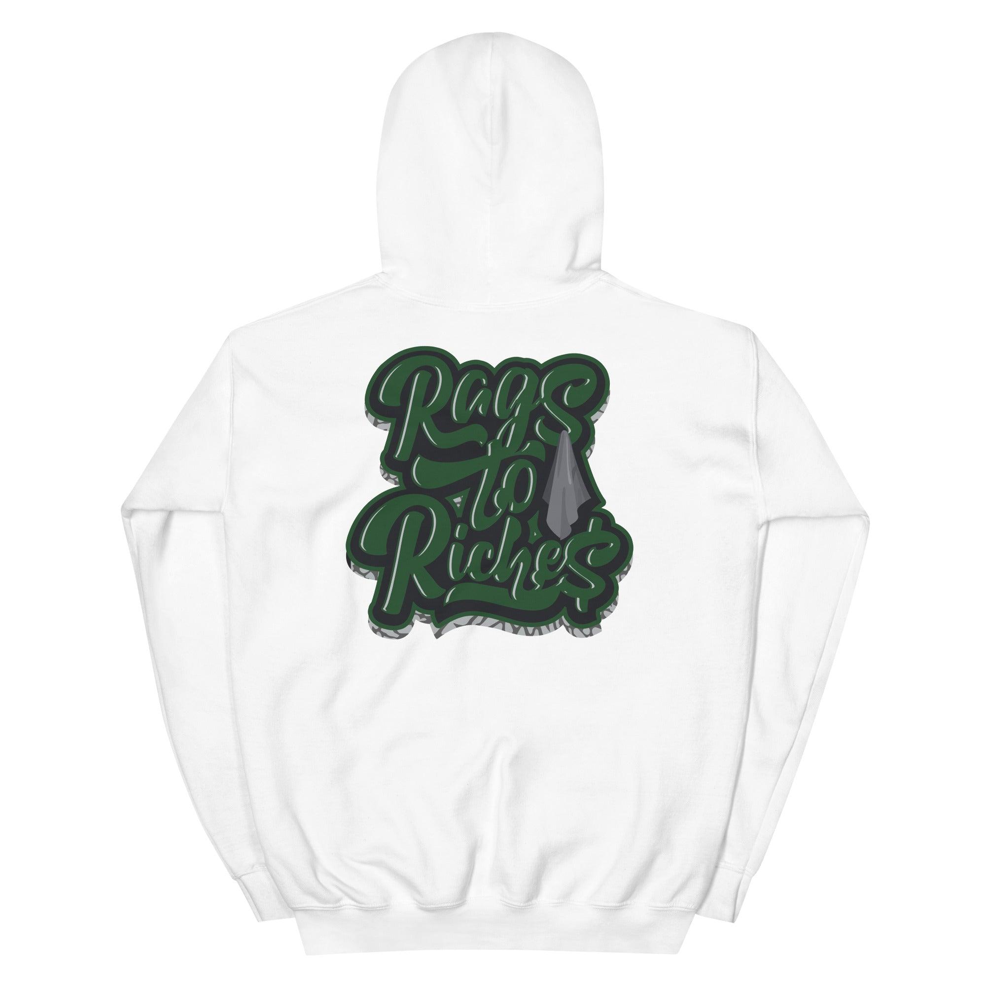 3s Pine Green Hoodie Rags To Riches