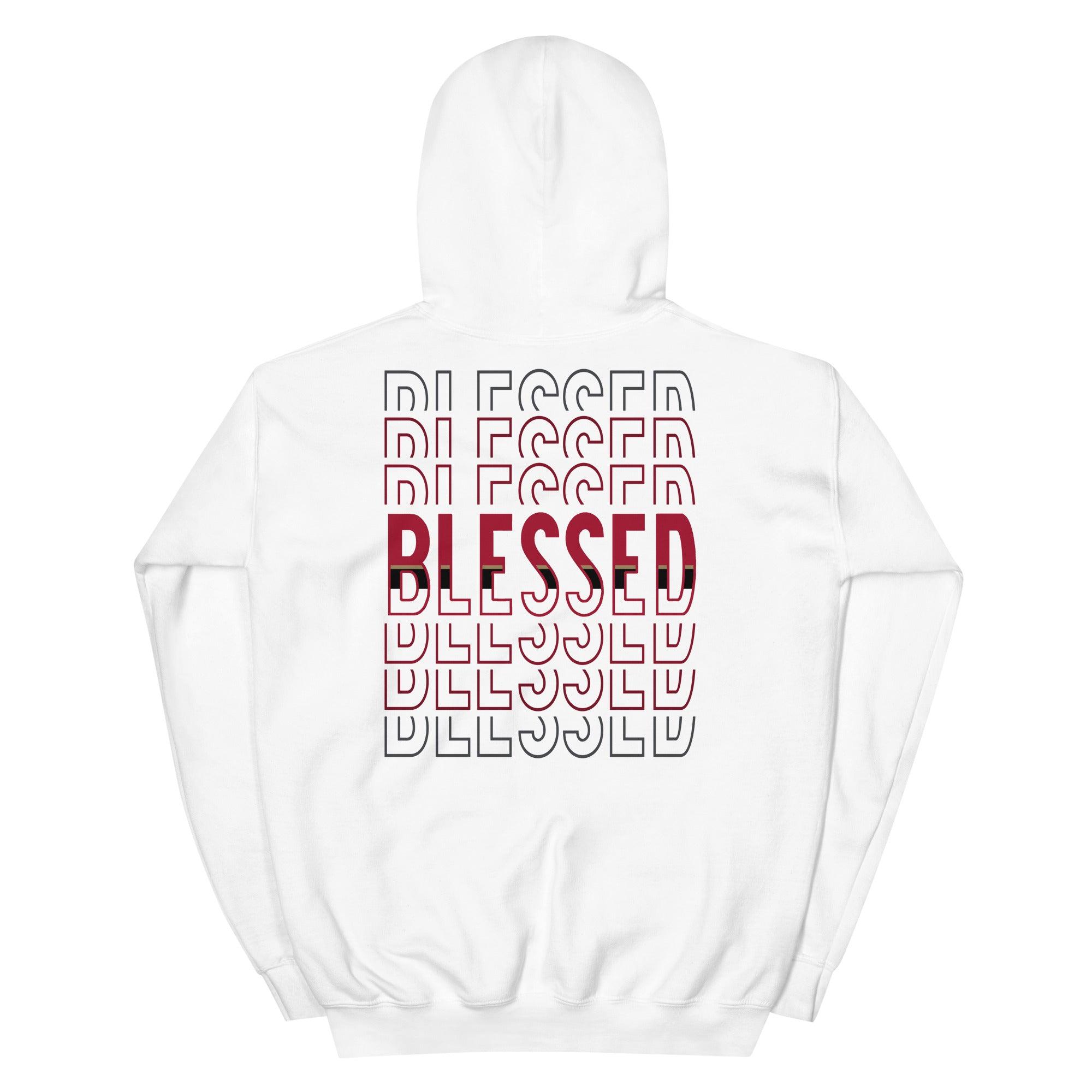 13 Red Flint Hoodie Blessed