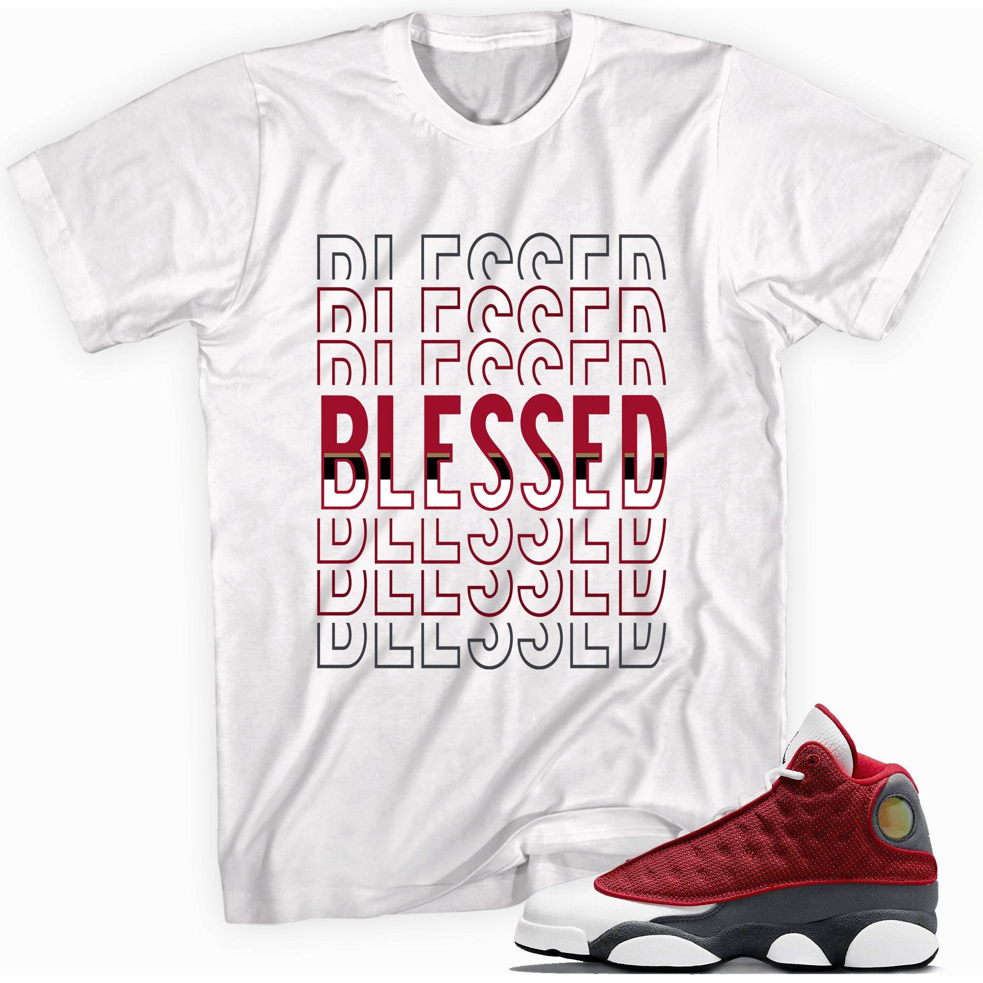 13 Red Flint Shirt Blessed