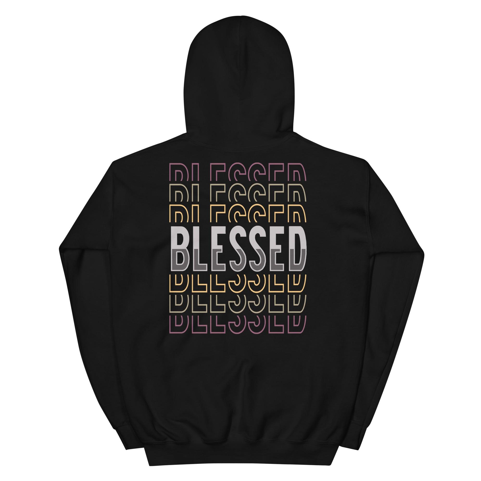 6 Bordeaux Hoodie Blessed