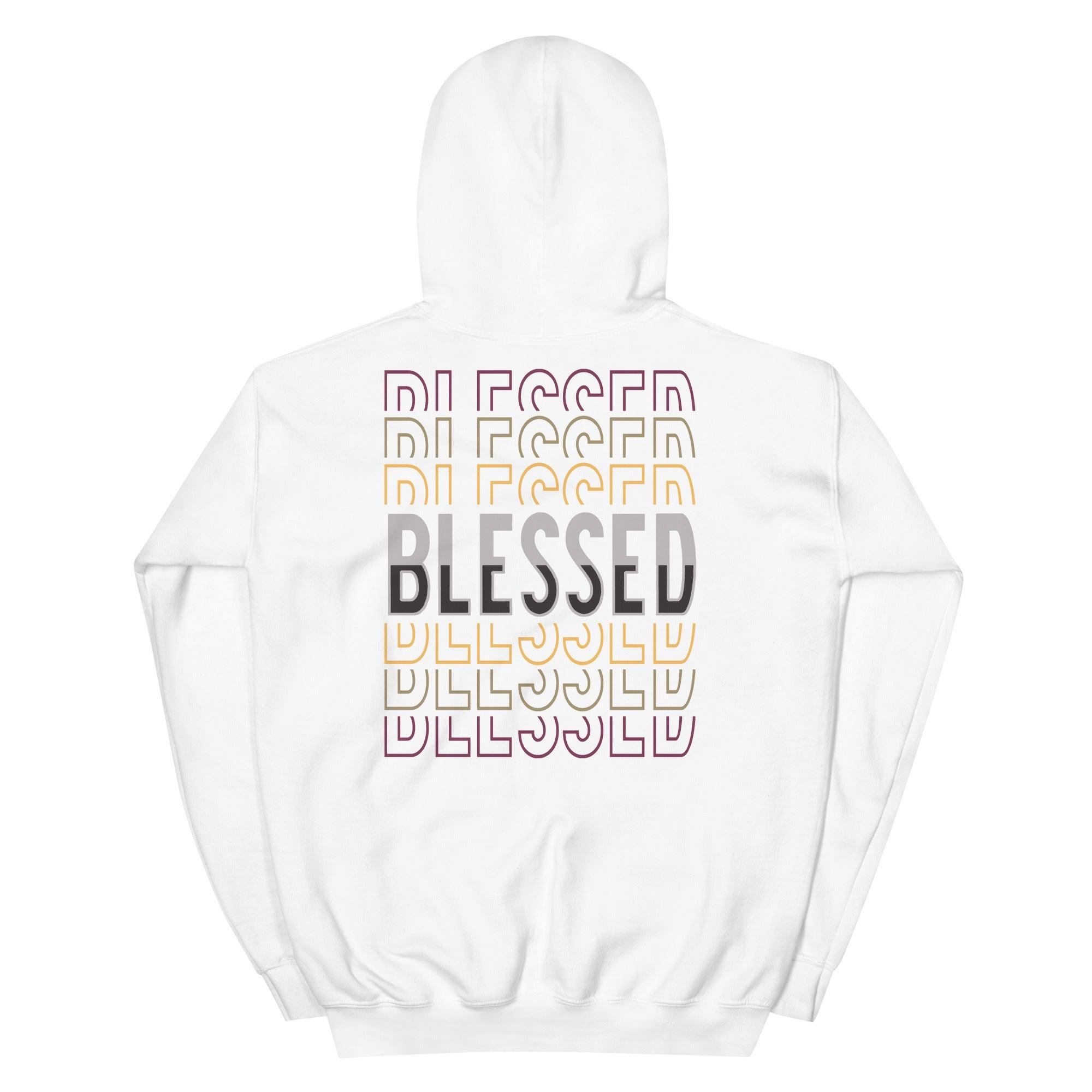 6 Bordeaux Hoodie Blessed