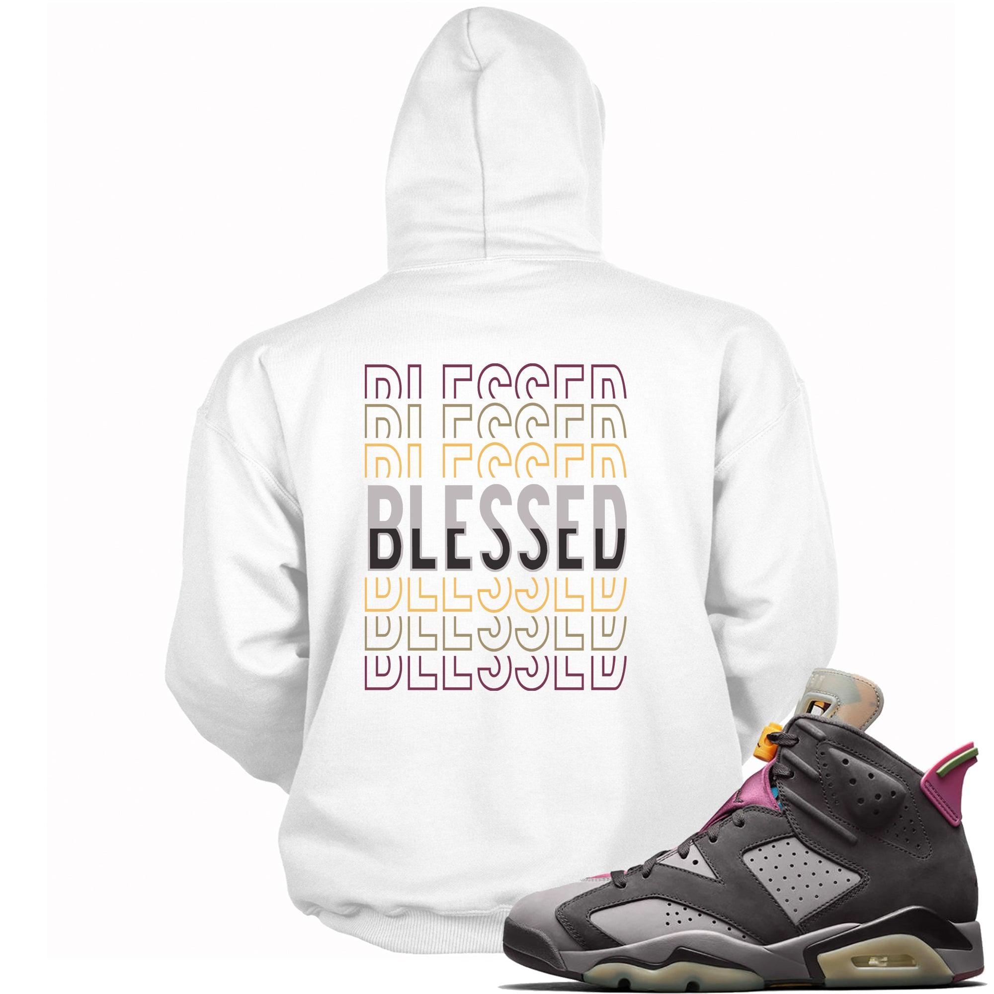 6 Bordeaux Hoodie Blessed