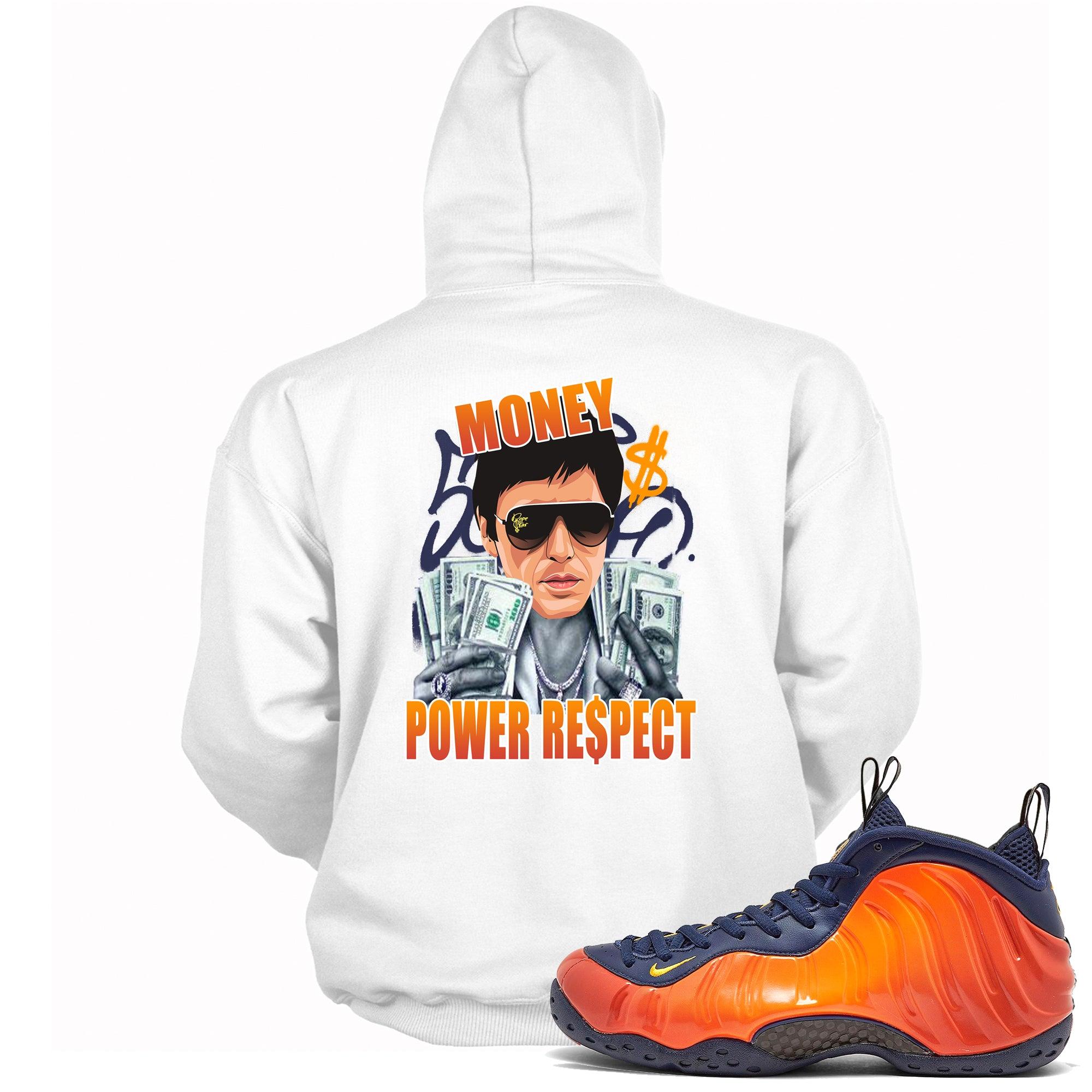 Air Foamposite One Blud Void Rugged Orange Hoodie Tony Montana