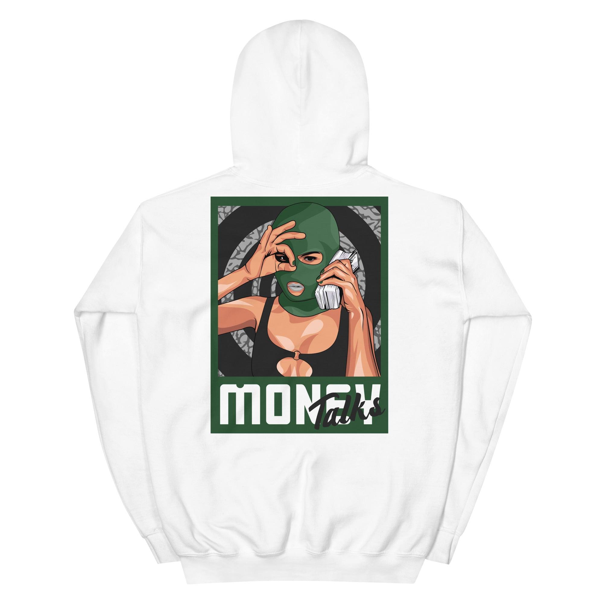 3s Pine Green Hoodie Money Talks