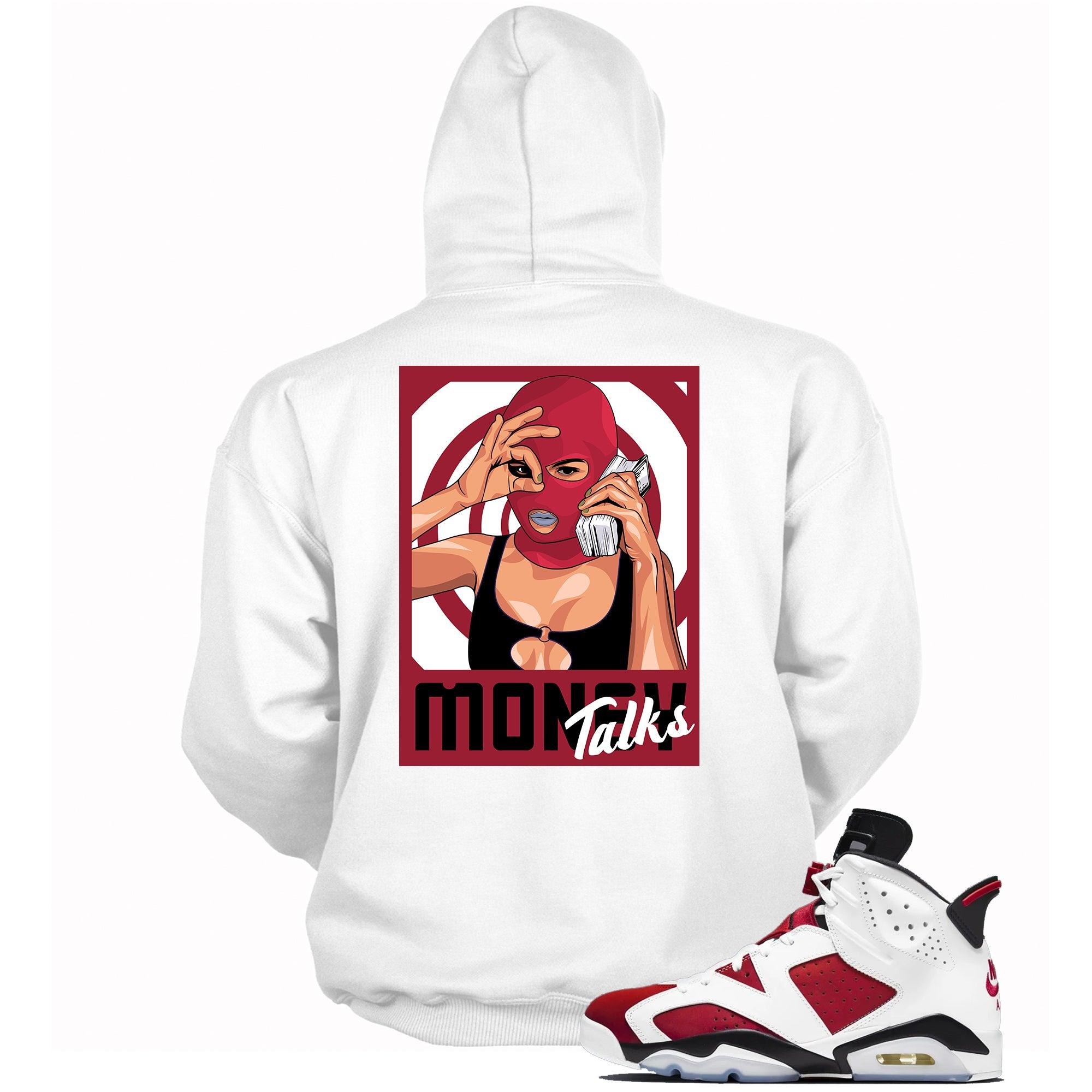 6s Carmine Hoodie Money Talks