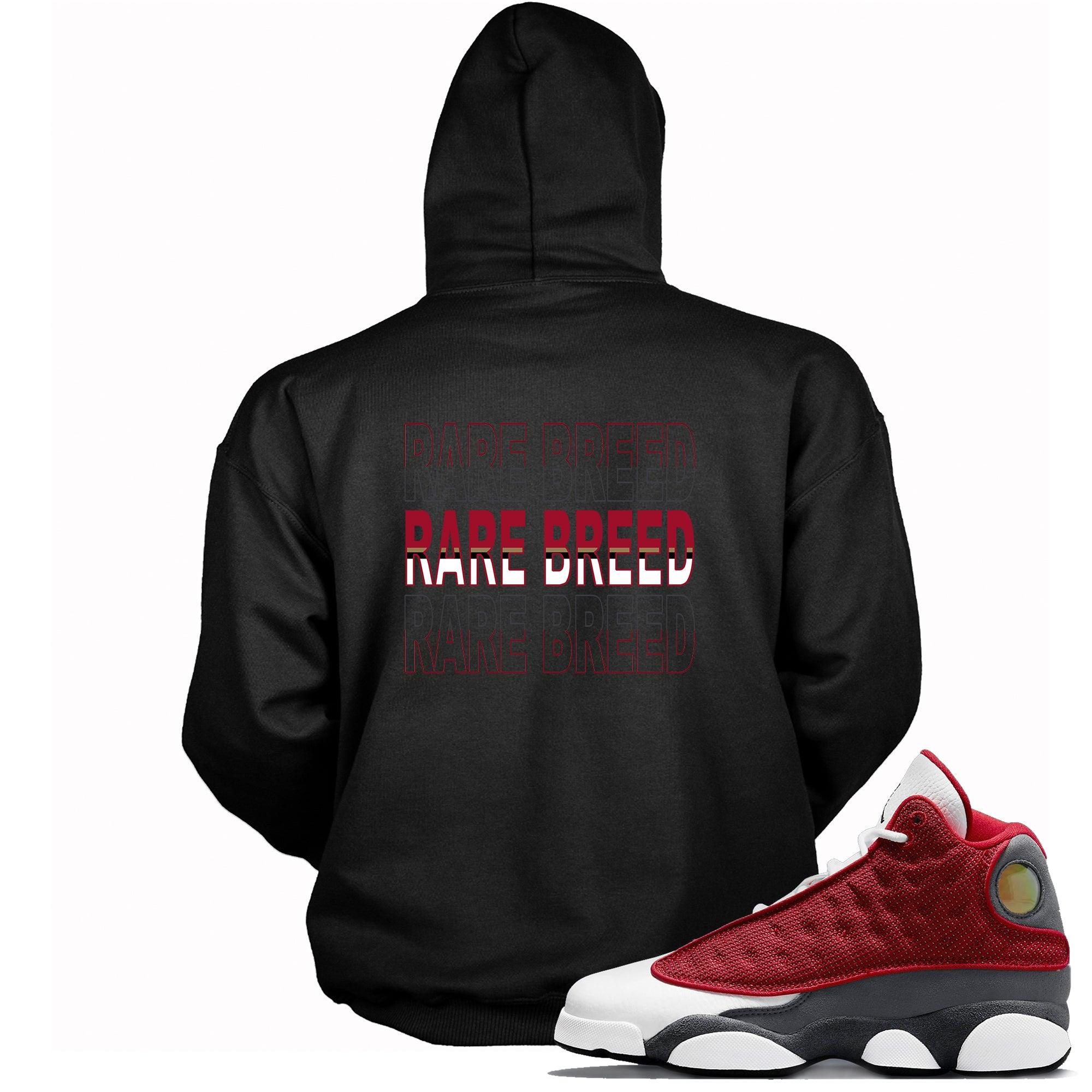 13s Red Flint Hoodie Rare Breed