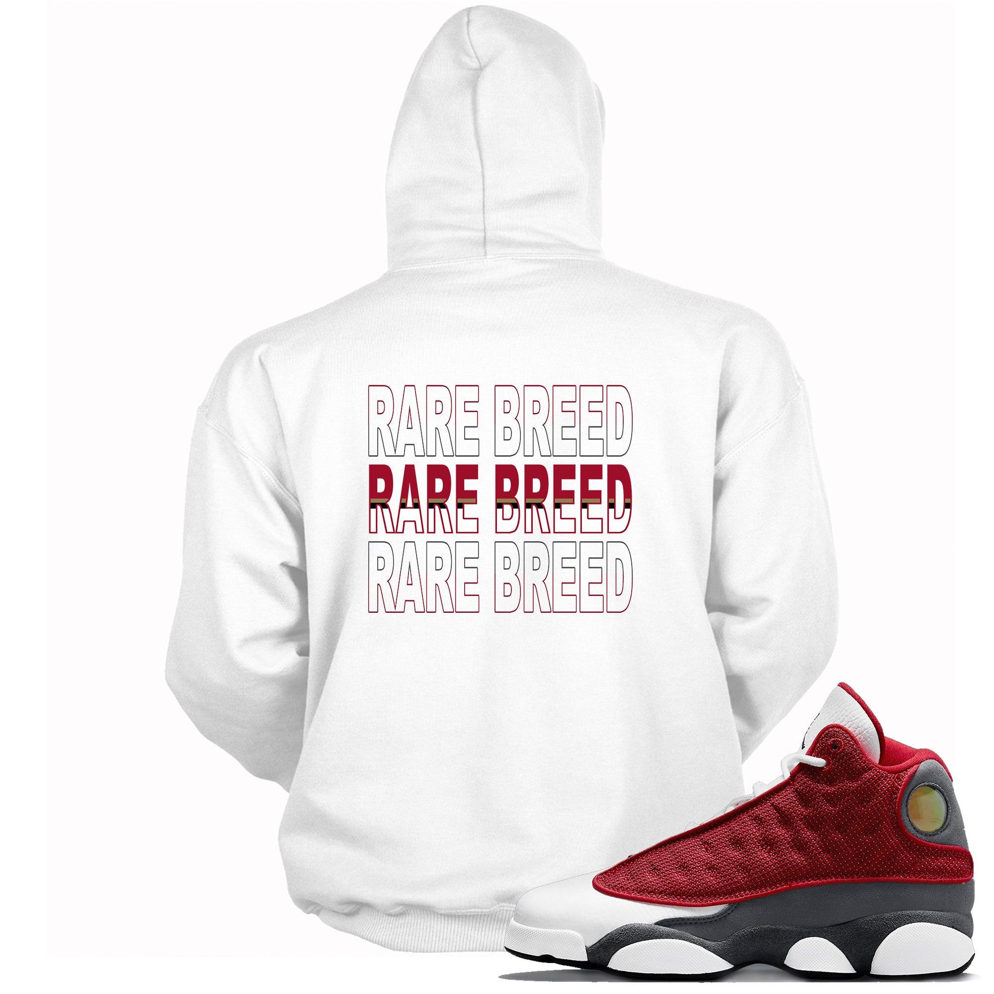 13s Red Flint Hoodie Rare Breed