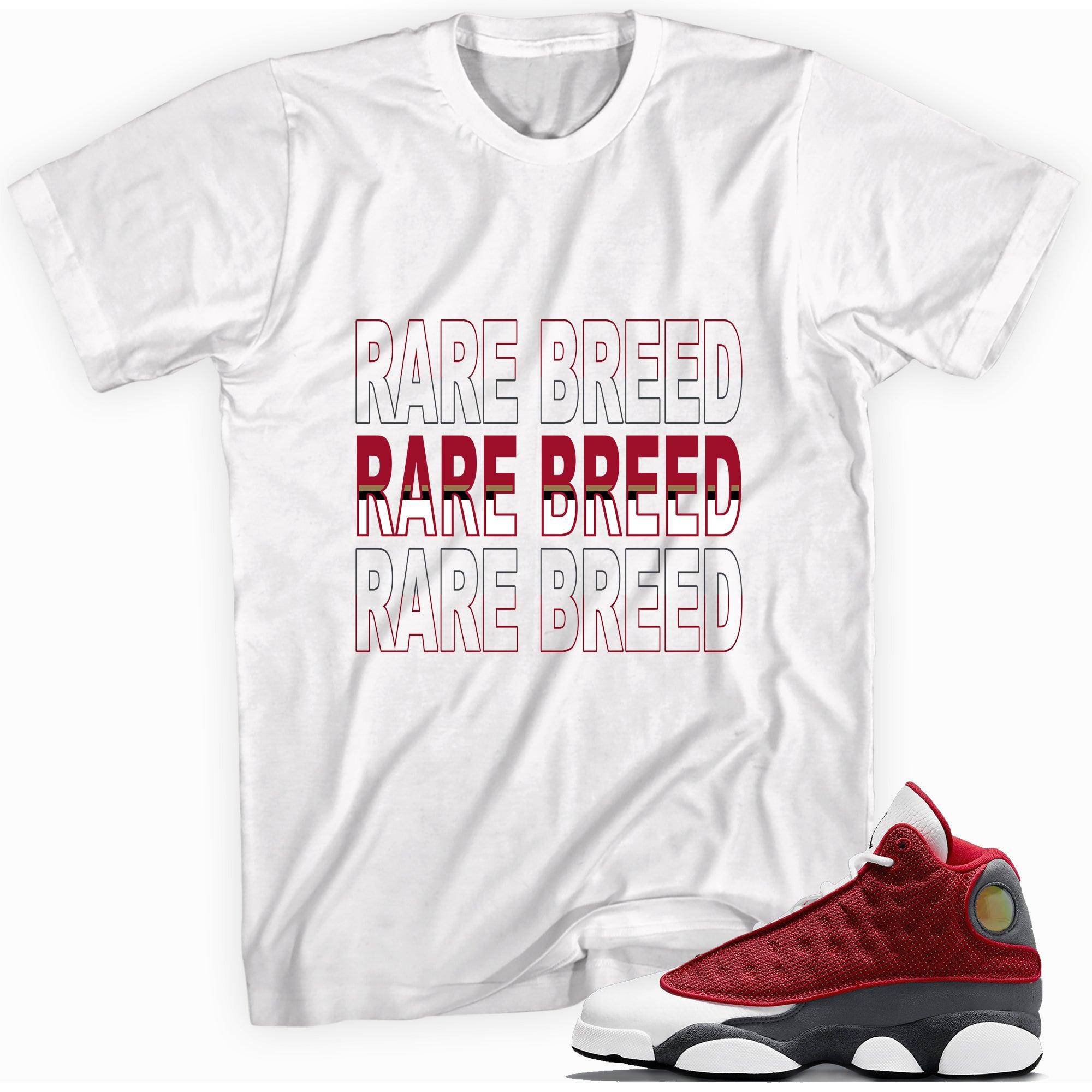 13s Red Flint Shirt Rare Breed