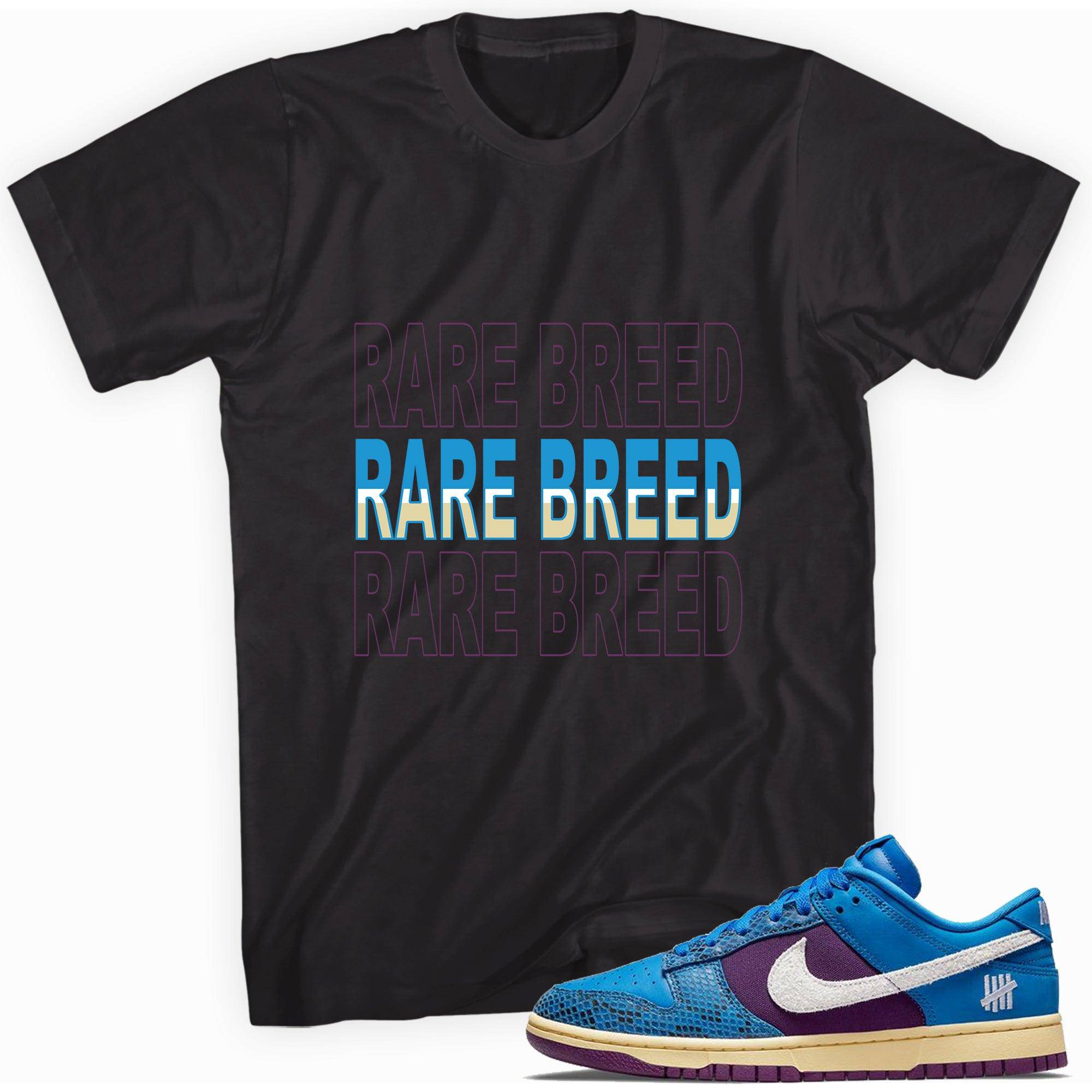 Dunk Low Undefeated 5 On It Dunk vs AF1 Shirt Rare Breed